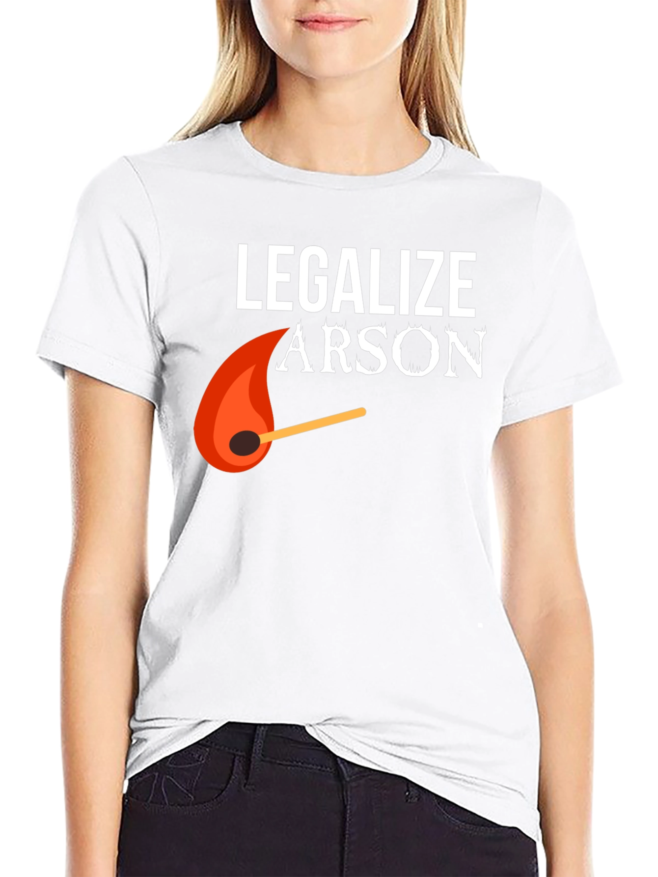 Legalize Arson Graphic Tee - Funny Fire Starter Shirt