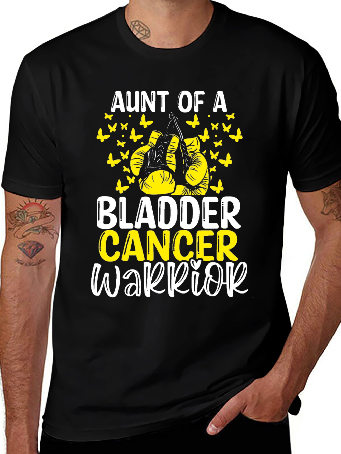 Aunt of a Bladder Cancer Warrior T-Shirt