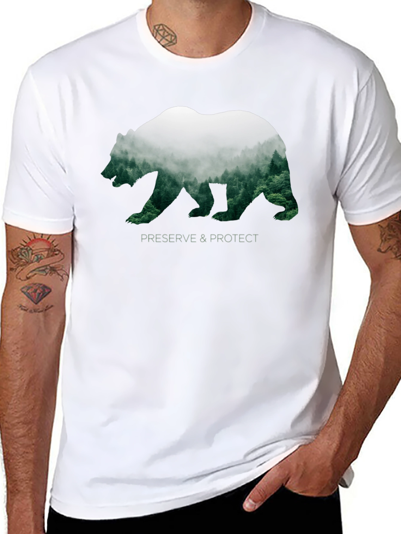 Preserve & Protect Bear Silhouette T-Shirt