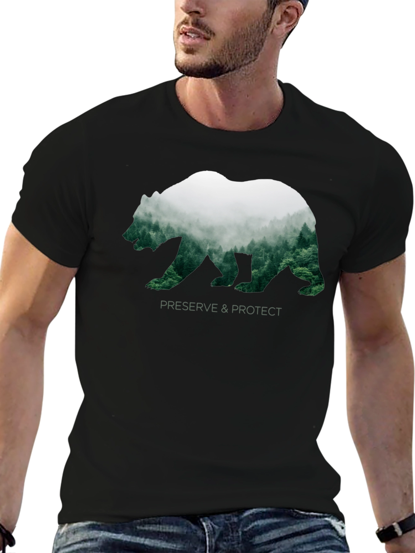 Preserve & Protect Bear Silhouette T-Shirt