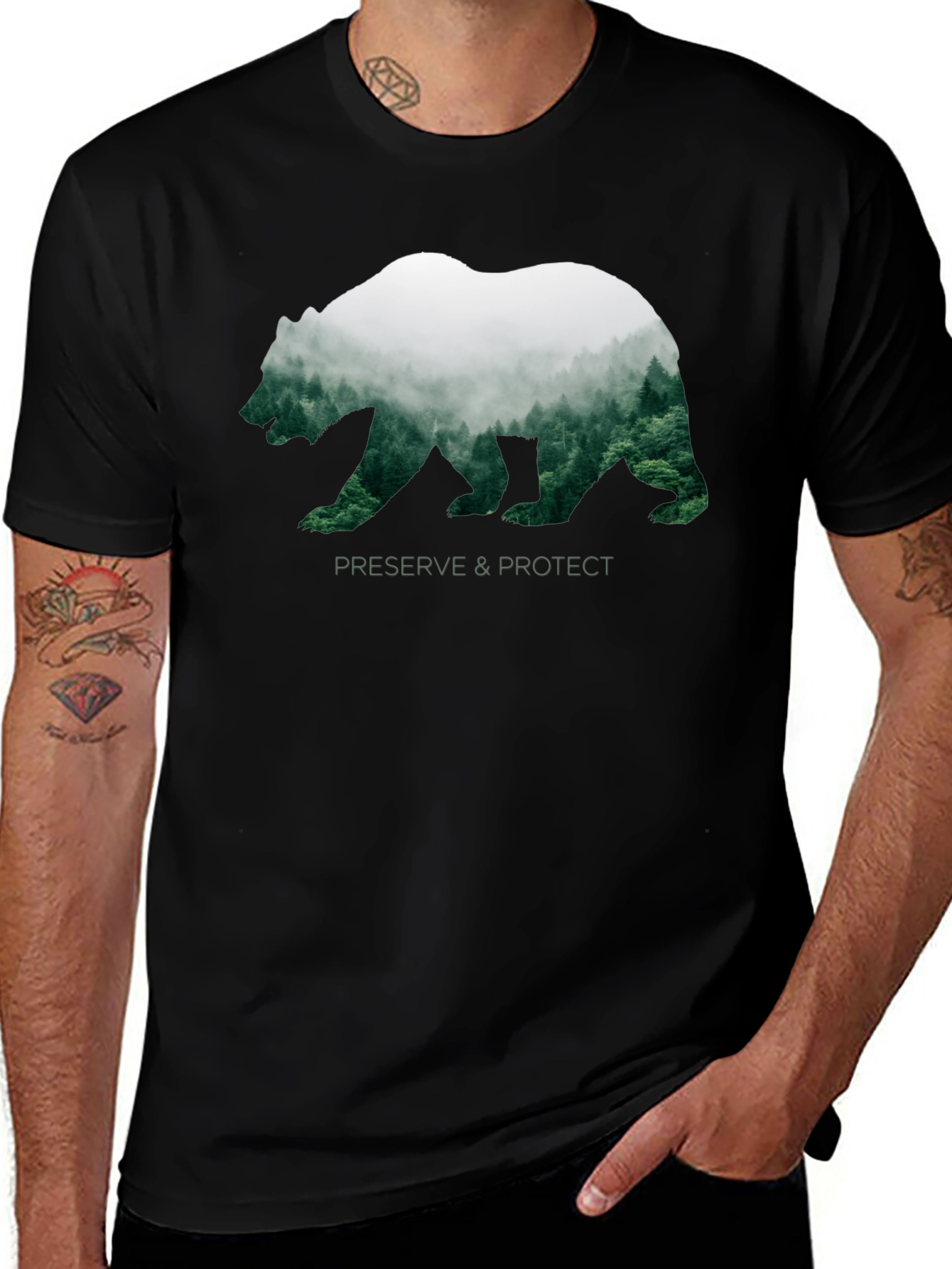 Preserve & Protect Bear Silhouette T-Shirt