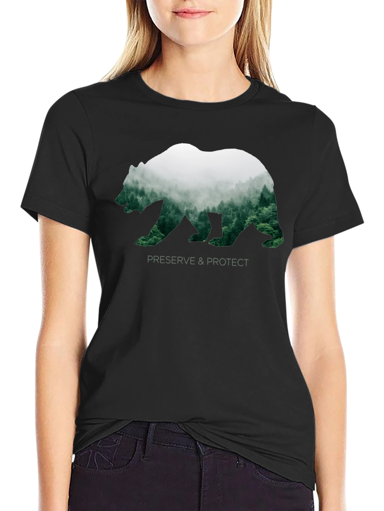 Preserve & Protect Bear Silhouette T-Shirt