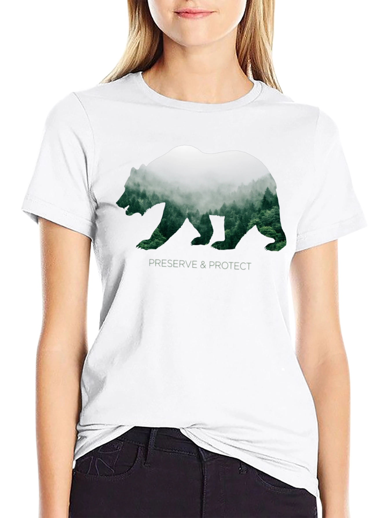 Preserve & Protect Bear Silhouette T-Shirt