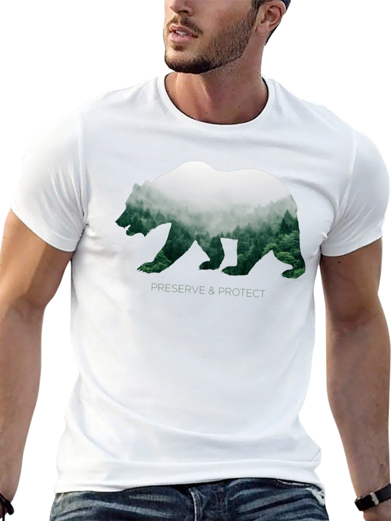 Preserve & Protect Bear Silhouette T-Shirt