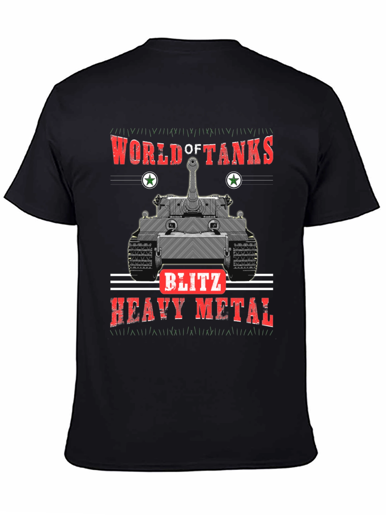 World of Tanks Blitz Heavy Metal Black T-Shirt