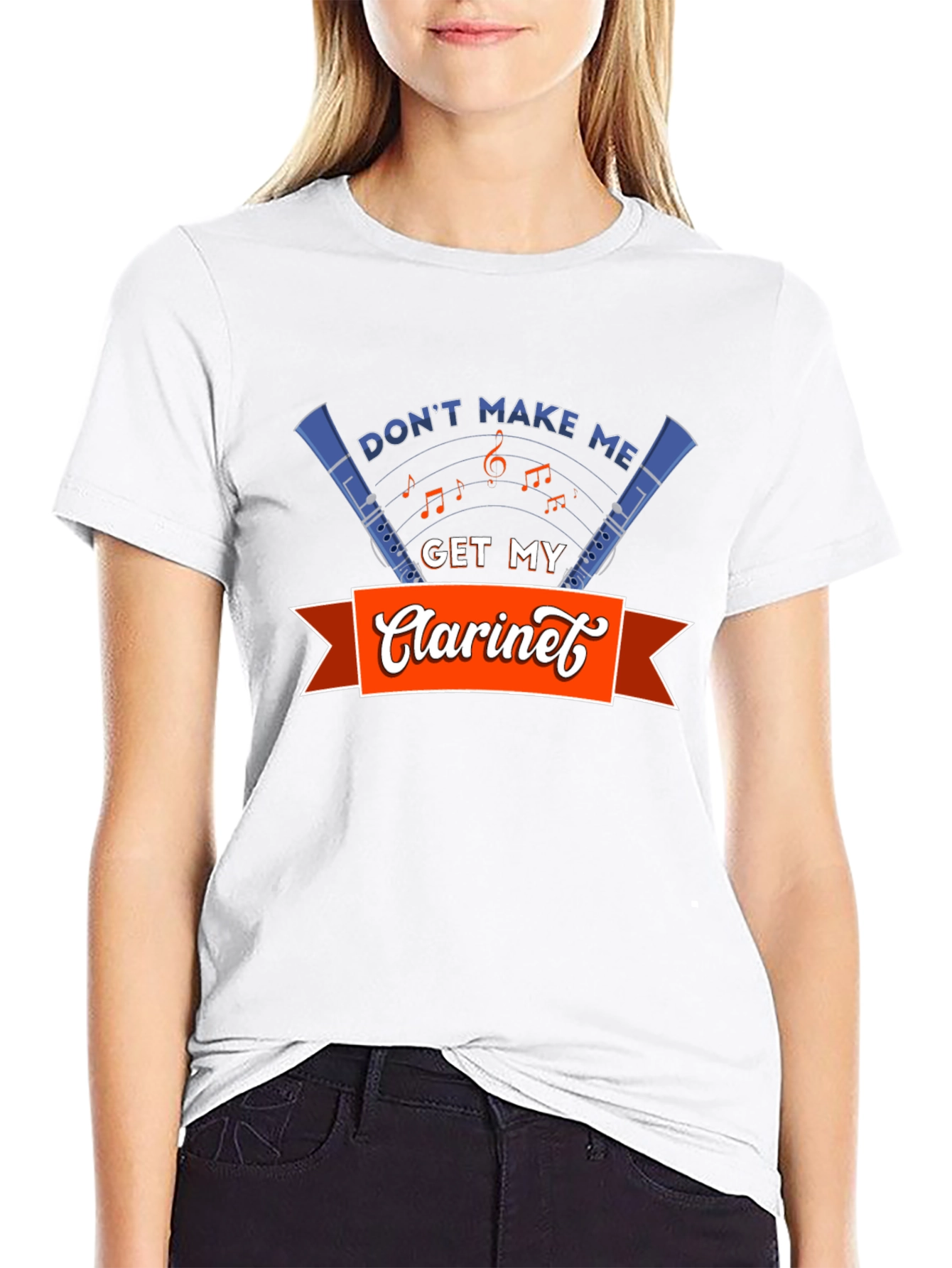 Clarinet Music T-Shirt - Band Humor Tee