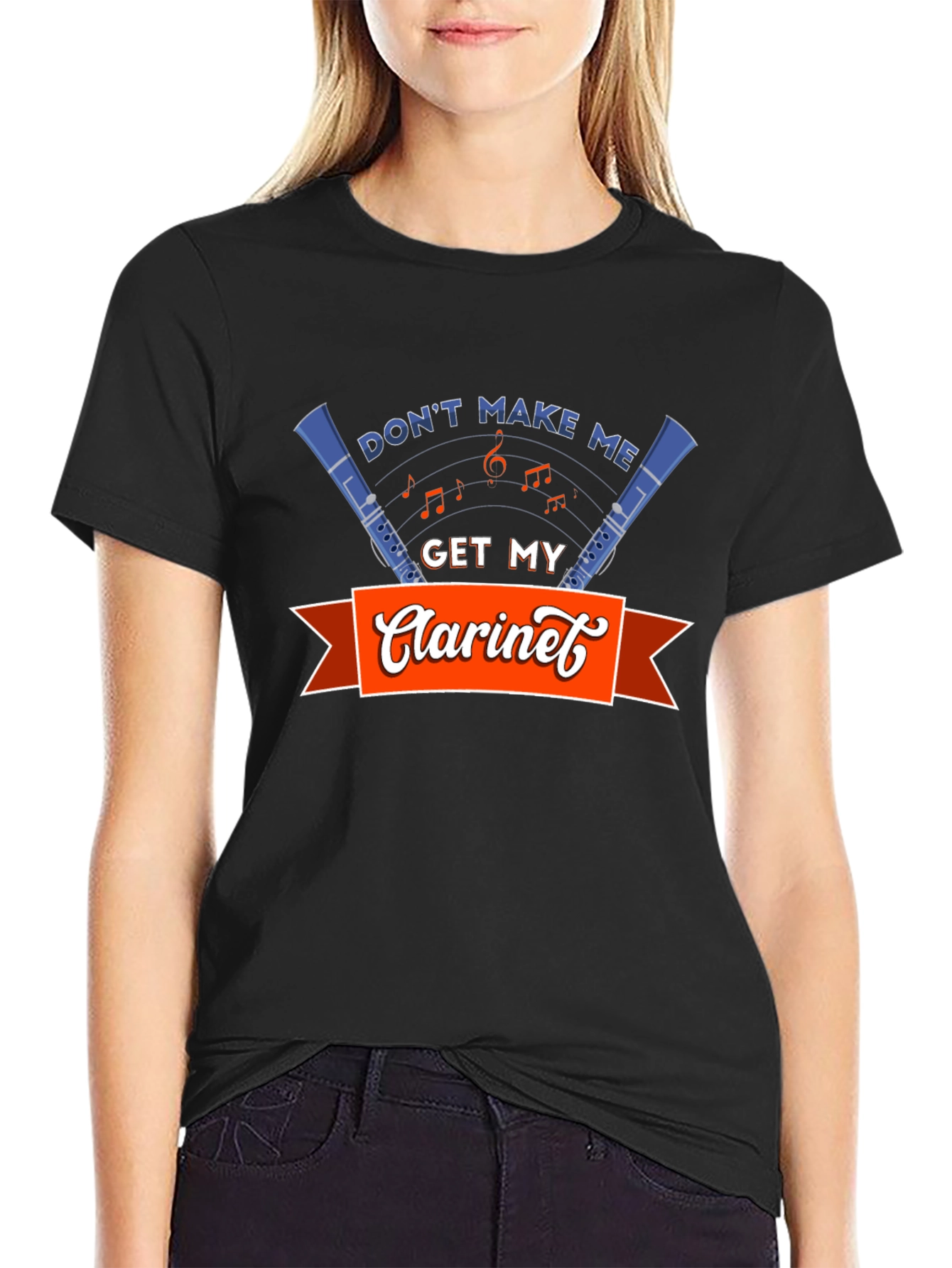Clarinet Music T-Shirt - Band Humor Tee