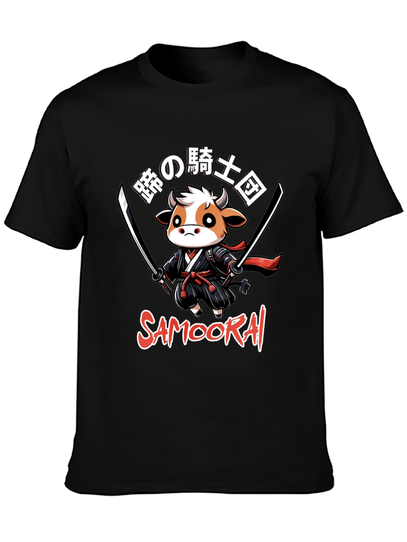 Samoorai Cow Ninja T-Shirt