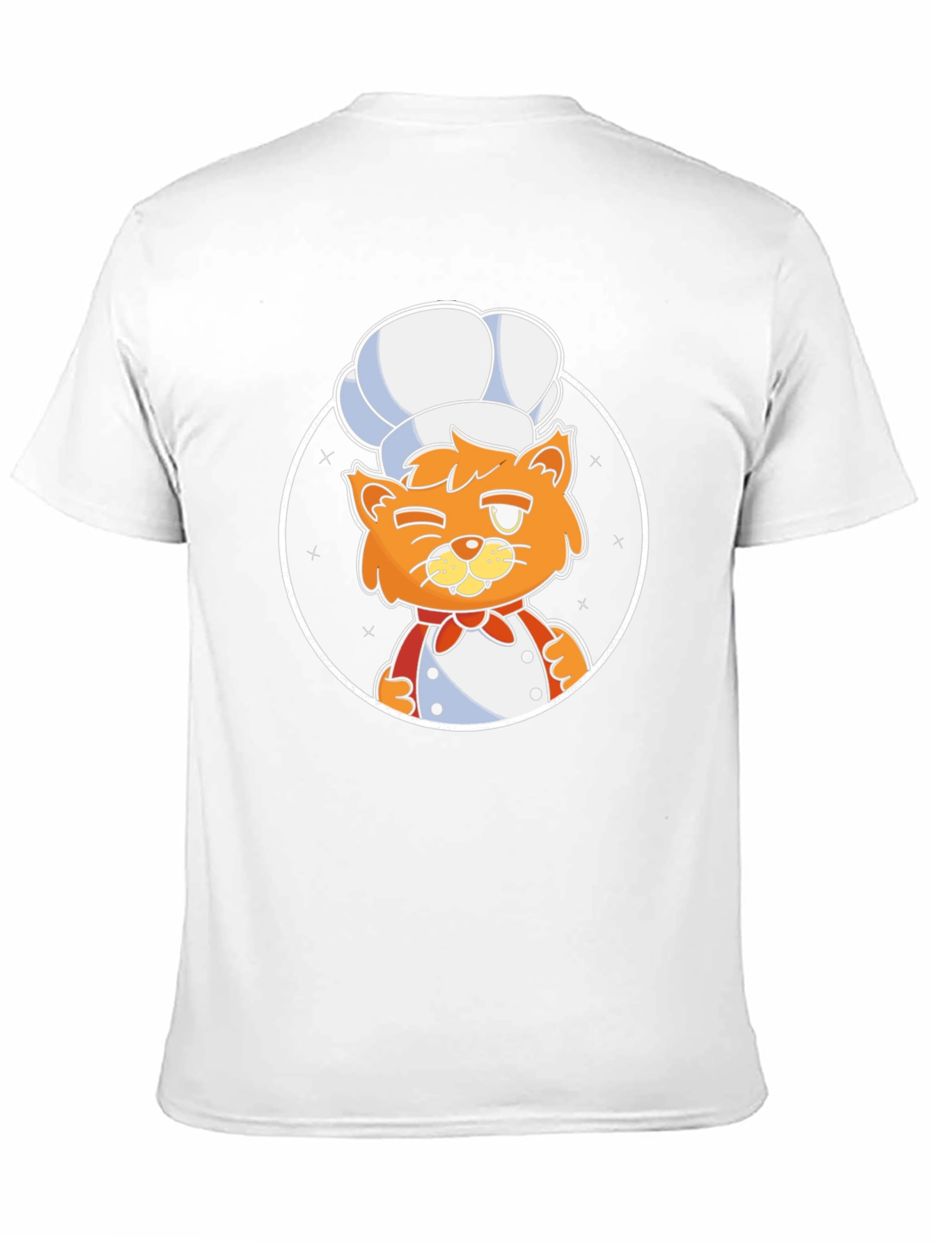 Chef Cat T-Shirt - Cute Cartoon Design