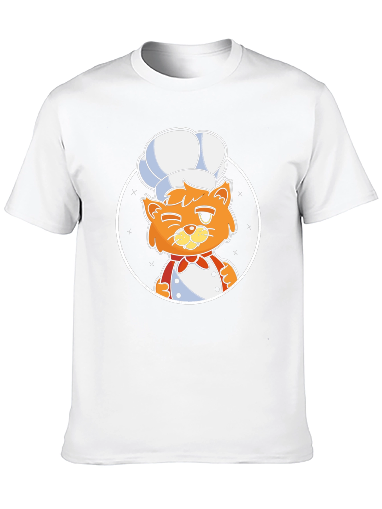 Chef Cat T-Shirt - Cute Cartoon Design