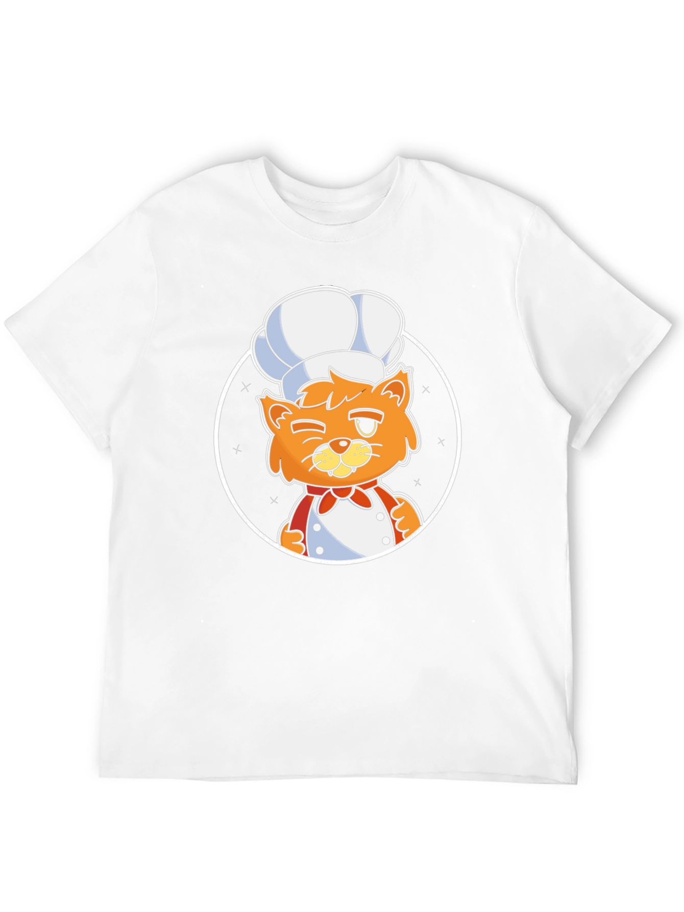 Chef Cat T-Shirt - Cute Cartoon Design