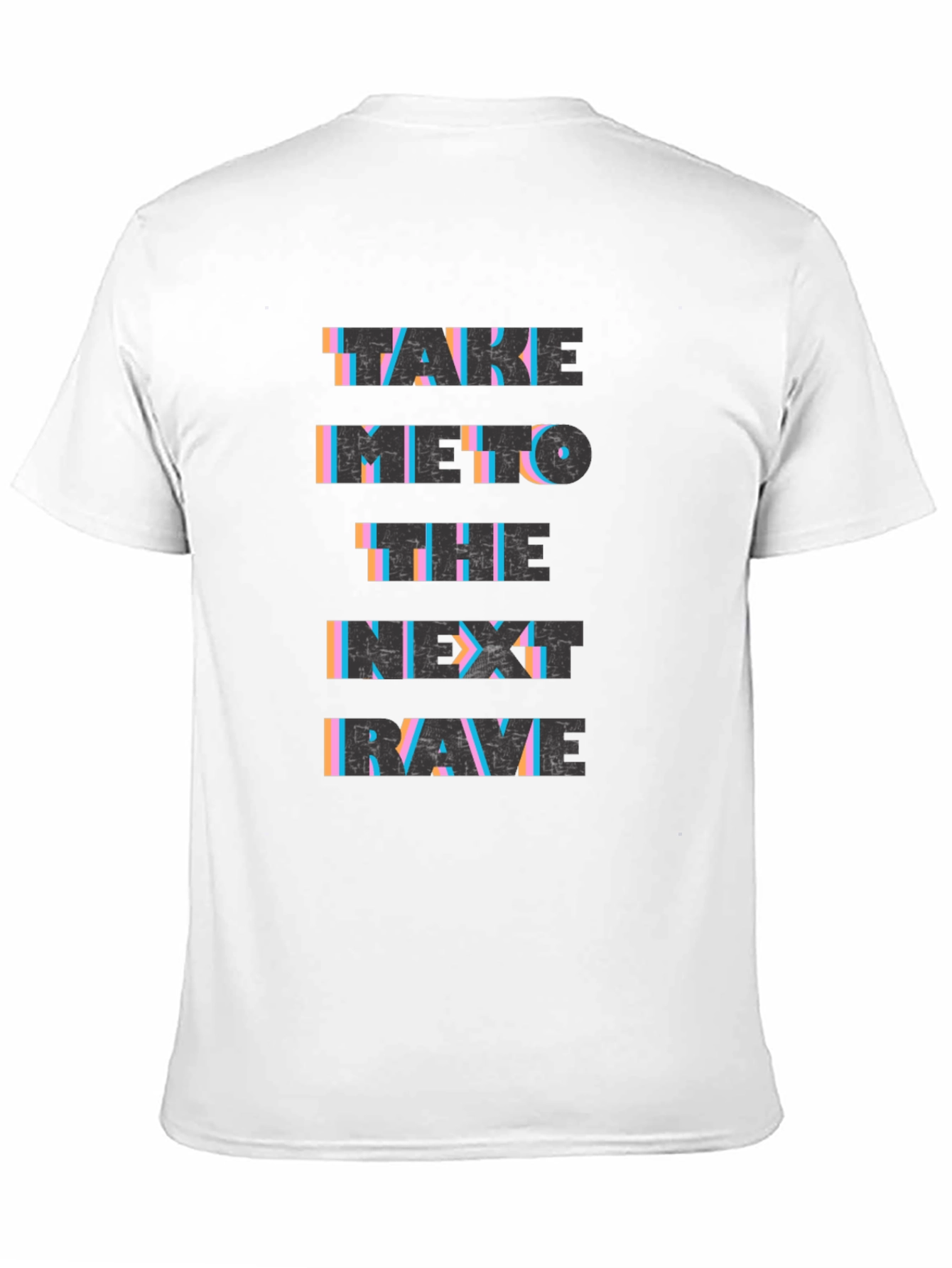 Take Me to the Next Rave Black Graphic Tee