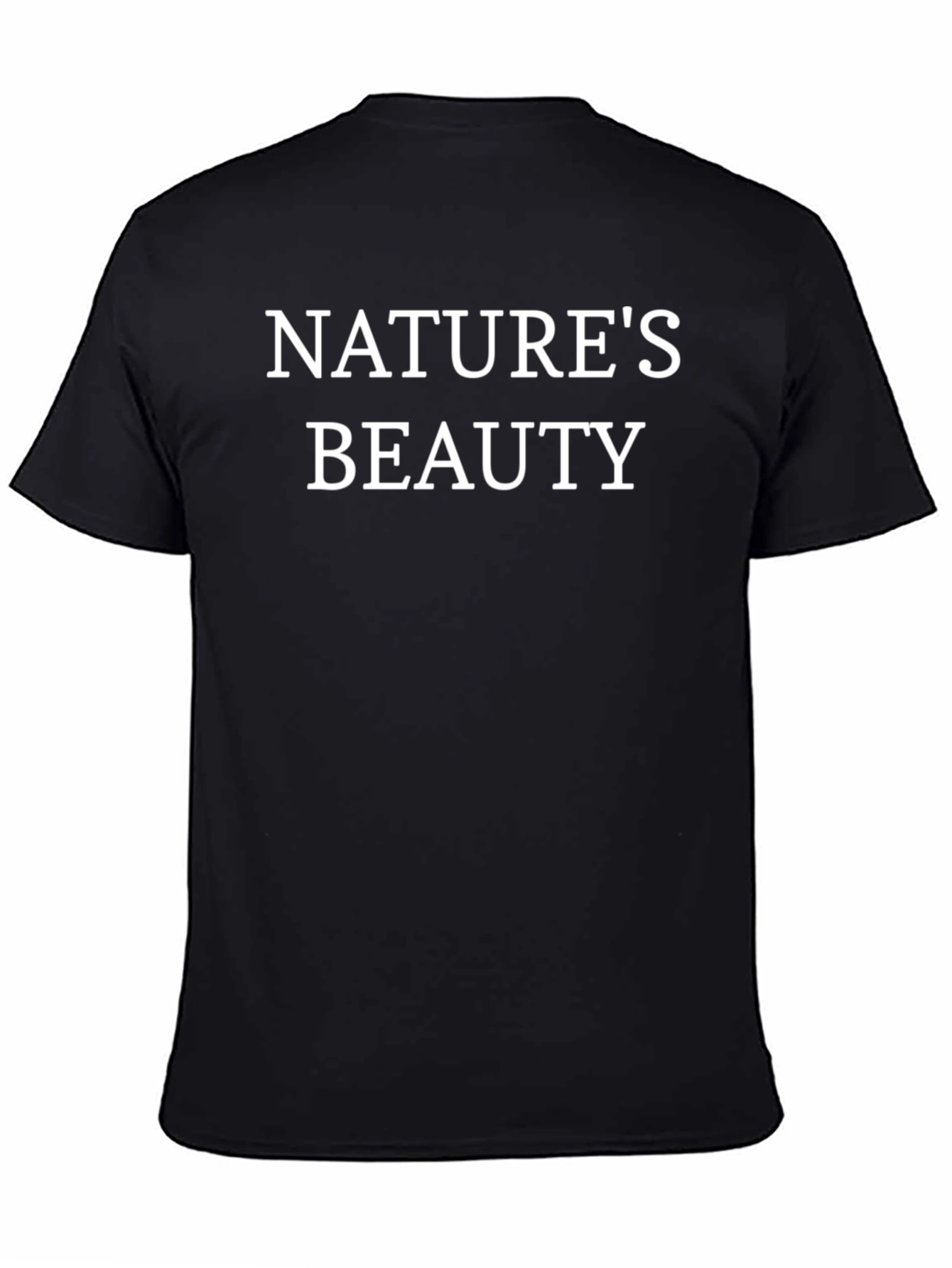 Natures Beauty Graphic Tee - Classic Black T-Shirt