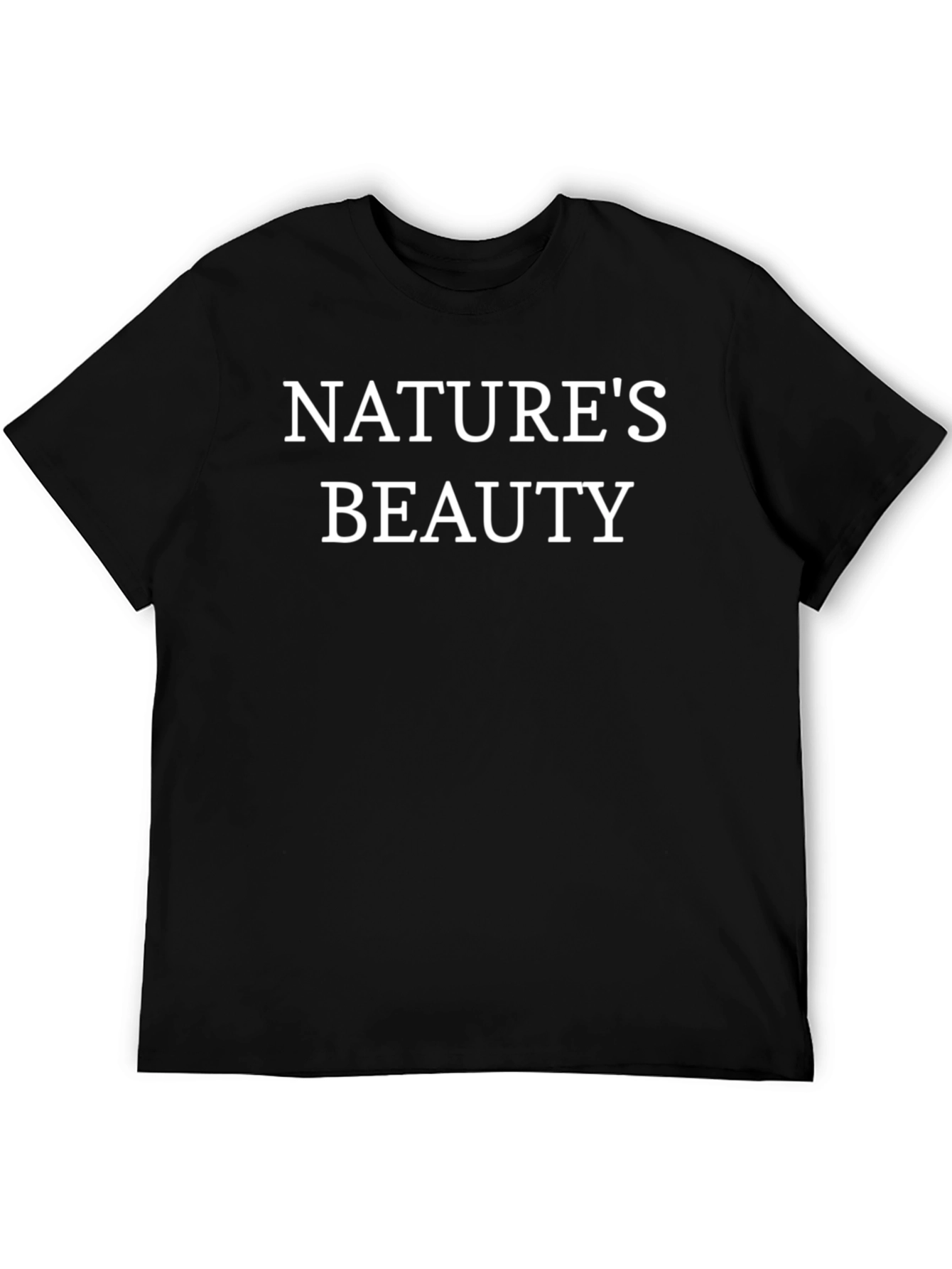 Natures Beauty Graphic Tee - Classic Black T-Shirt