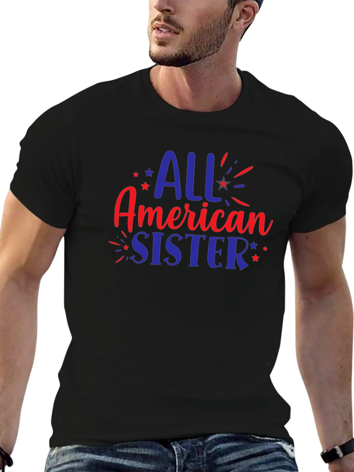 All American Sister Patriotic T-Shirt