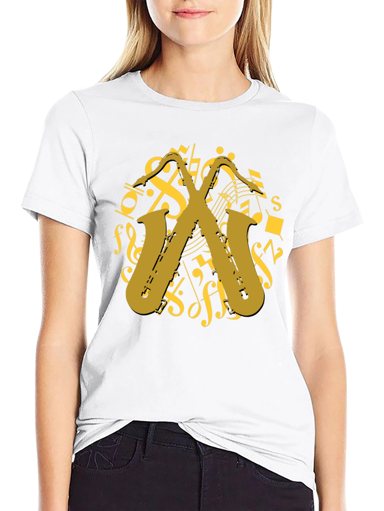 Saxophone Music T-Shirt - Musician Gift