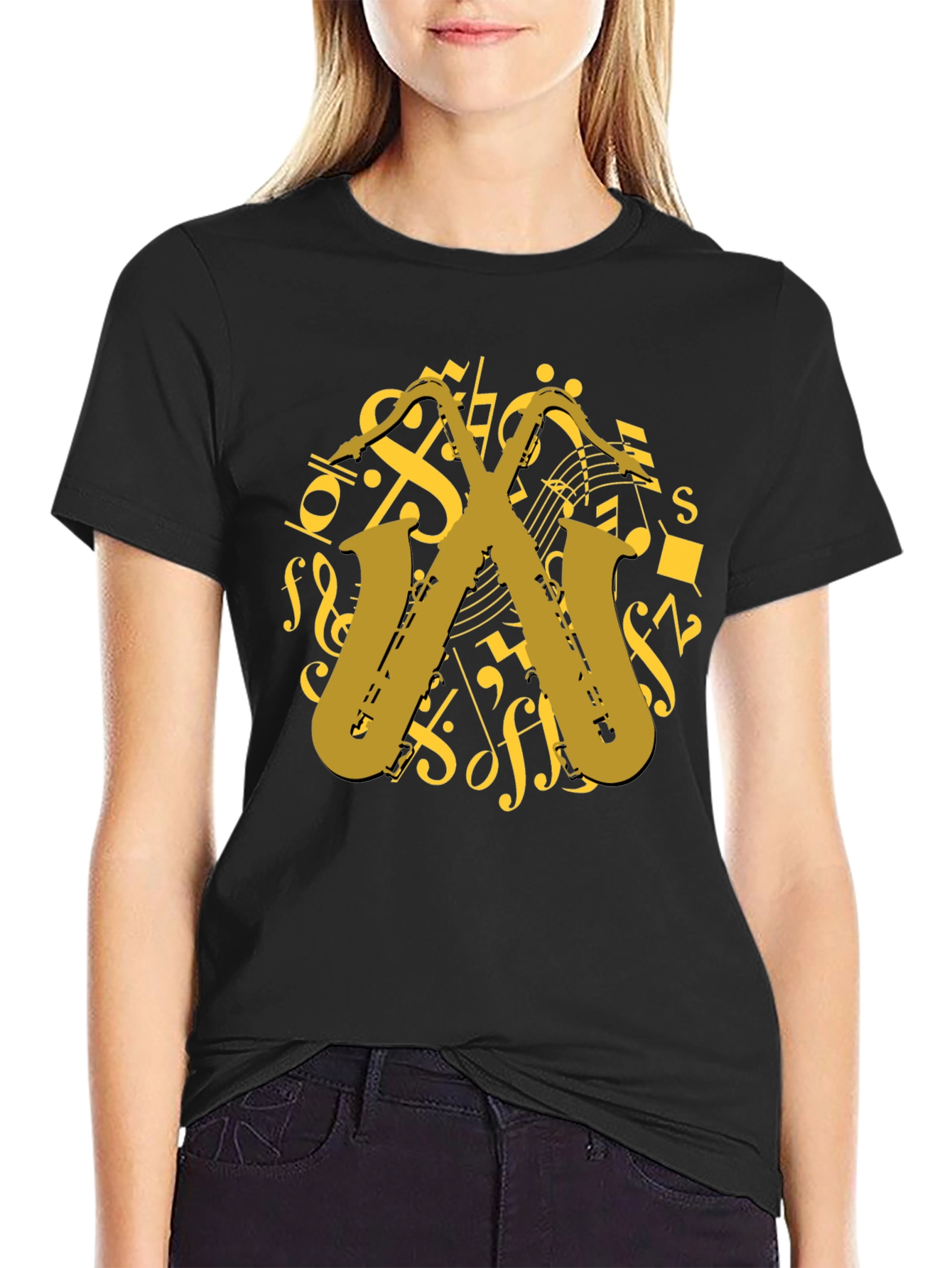 Saxophone Music T-Shirt - Musician Gift