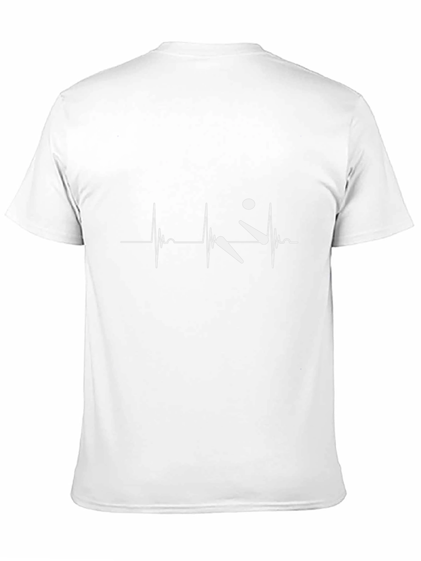 Heartbeat Cricket T-Shirt - Black Cotton Tee
