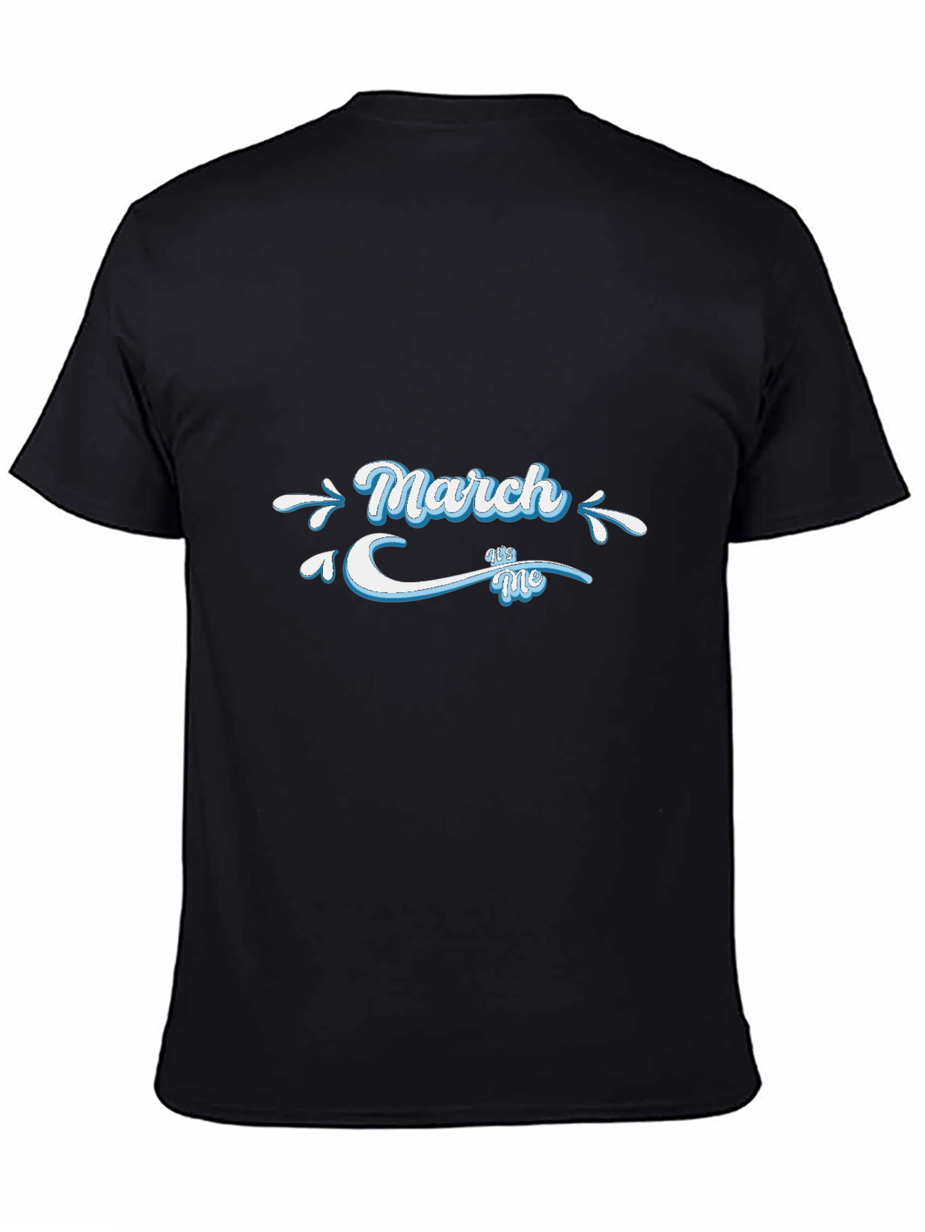 March With Me Graphic Tee - Black