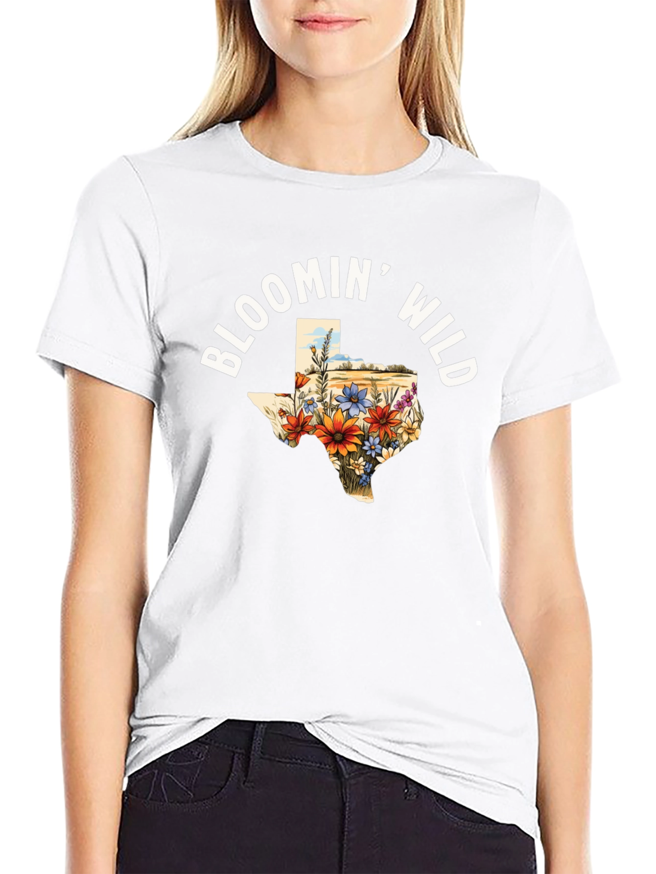 Bloomin Wild Texas Graphic Tee