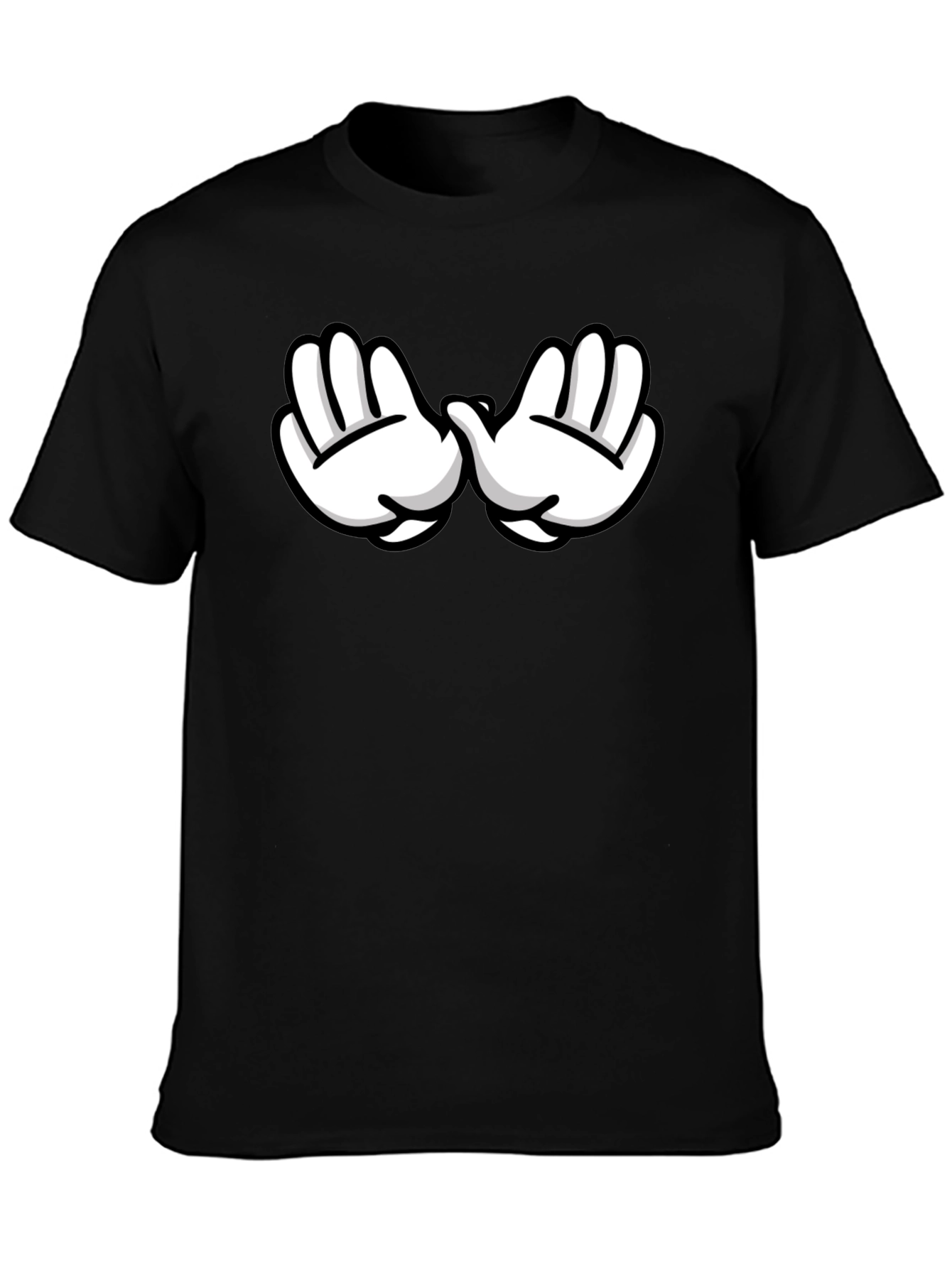 Mickey Hands Black T-Shirt