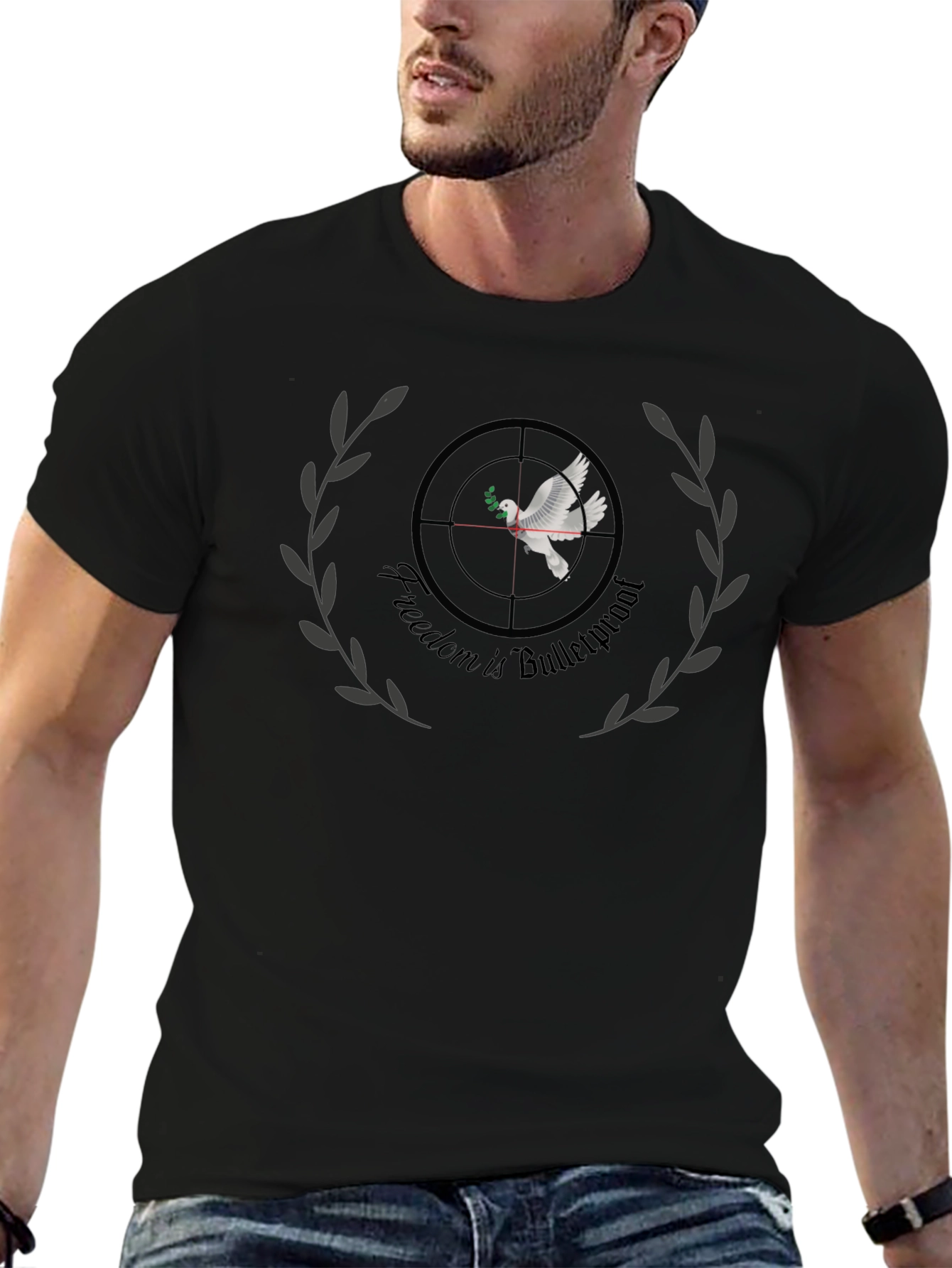 Freedom is Bulletproof Graphic T-Shirt
