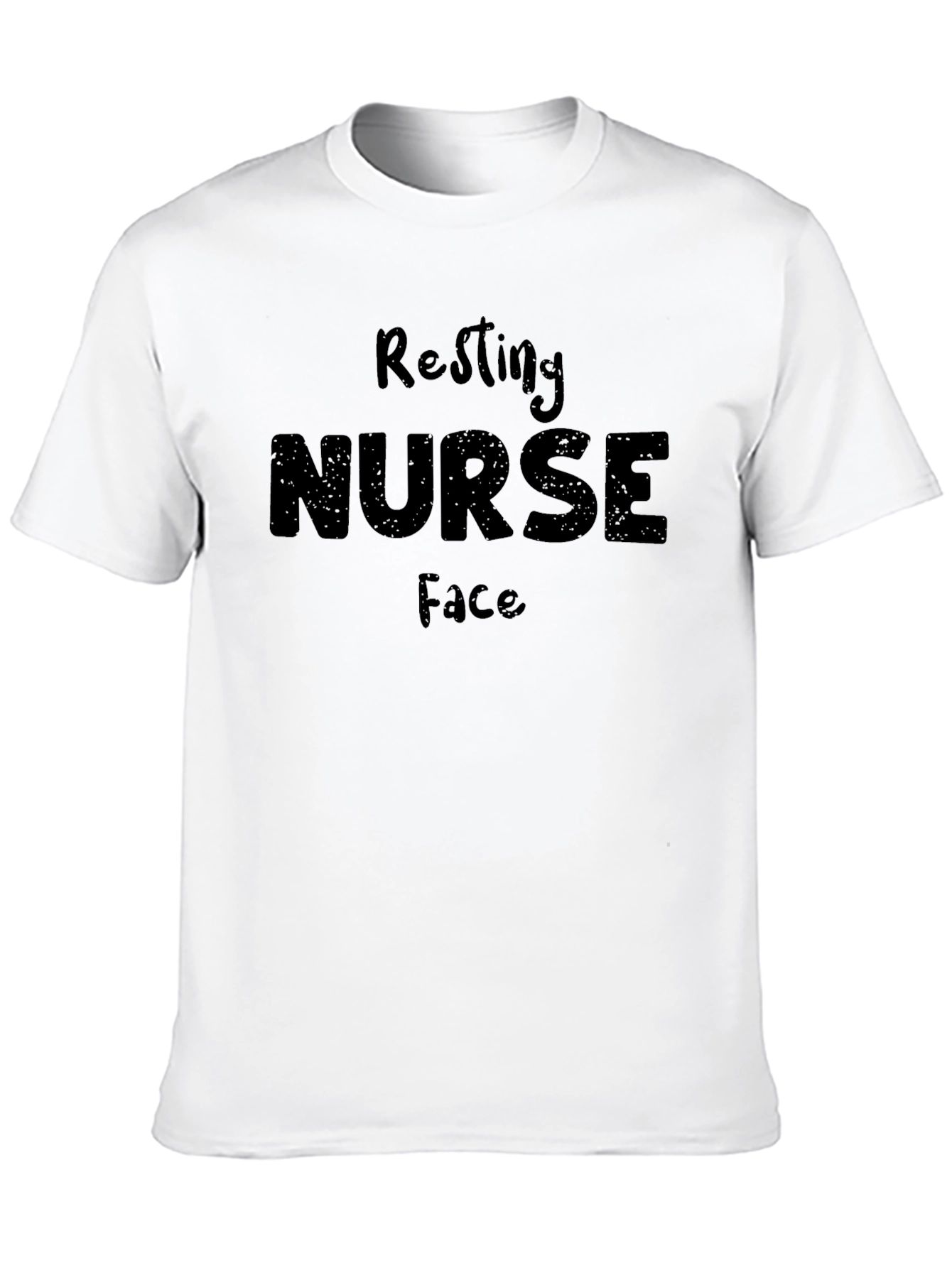 Resting Nurse Face Graphic T-Shirt