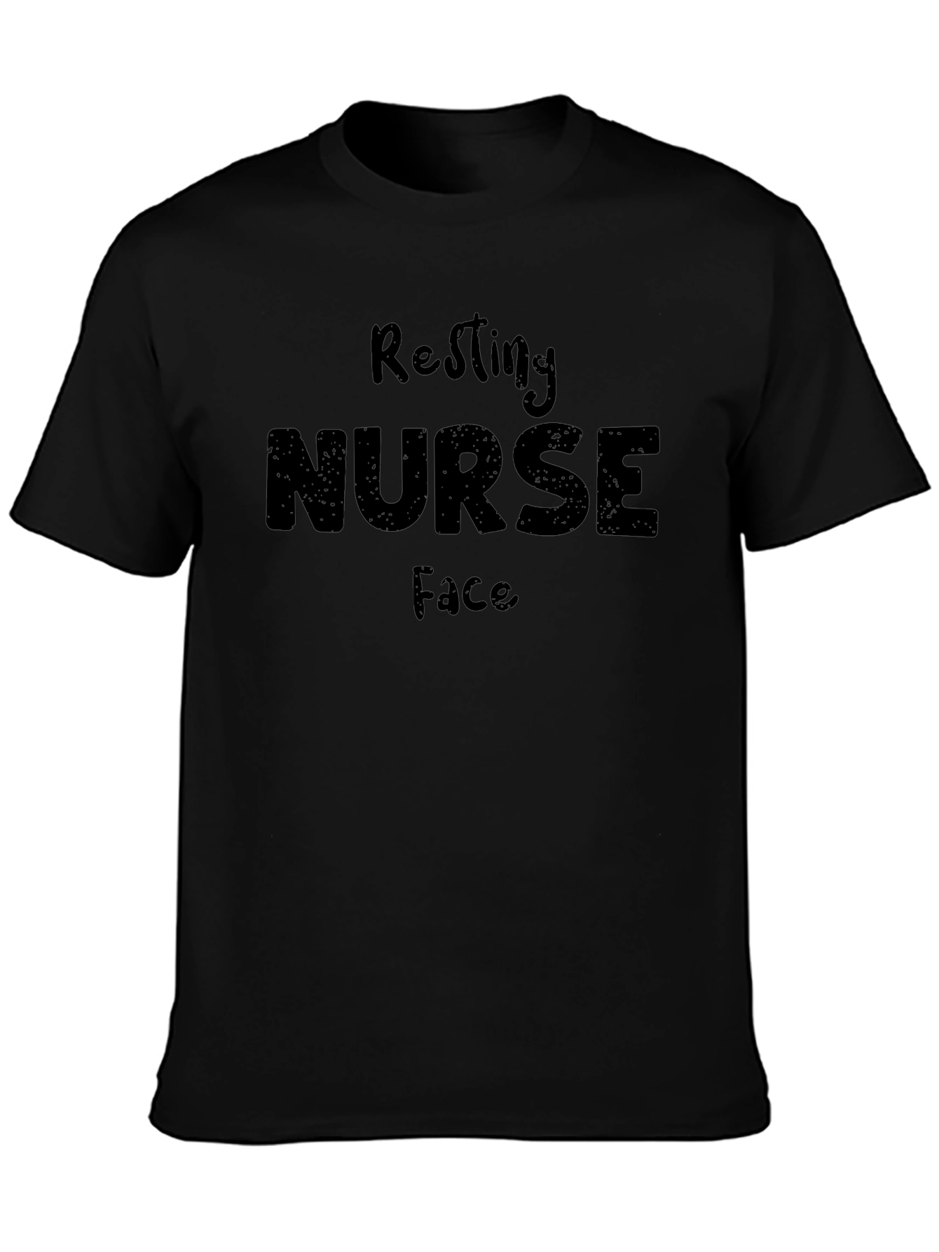 Resting Nurse Face Graphic T-Shirt