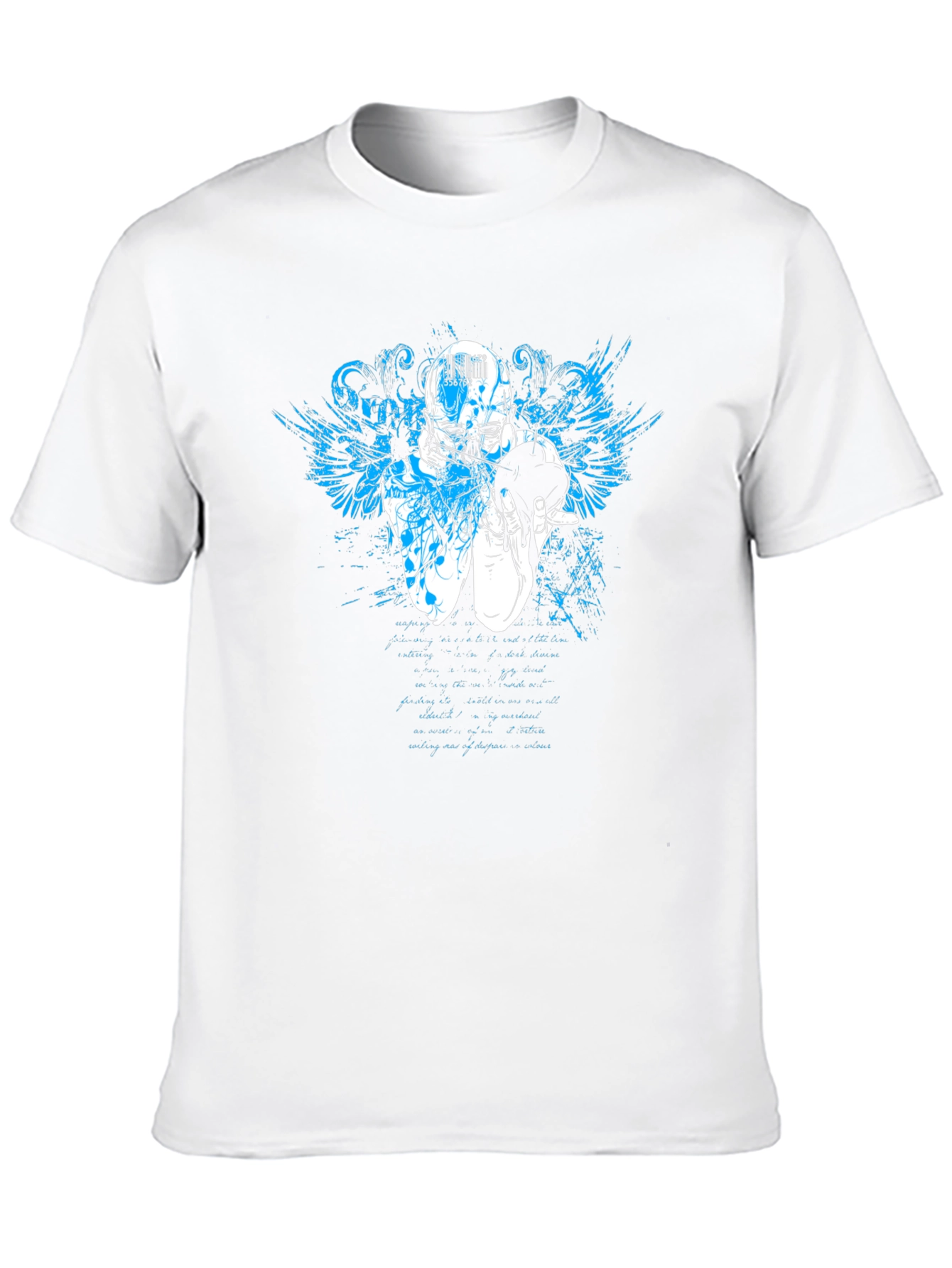 Skull Graphic Print Crew Neck T-Shirt