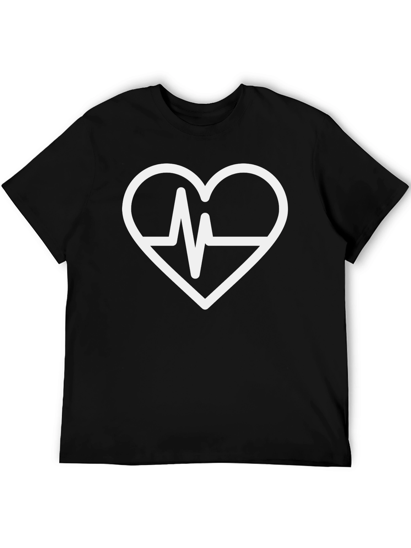 Heartbeat Heart T-Shirt - Stylish Graphic Tee