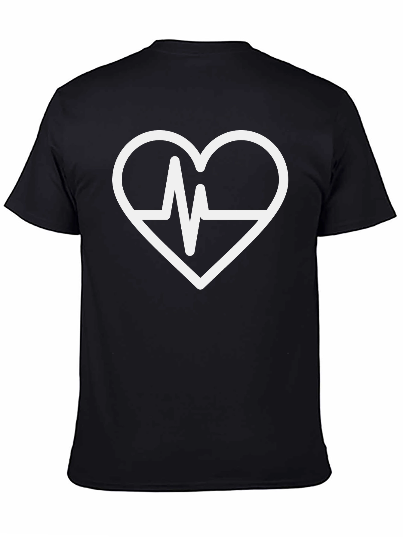 Heartbeat Heart T-Shirt - Stylish Graphic Tee