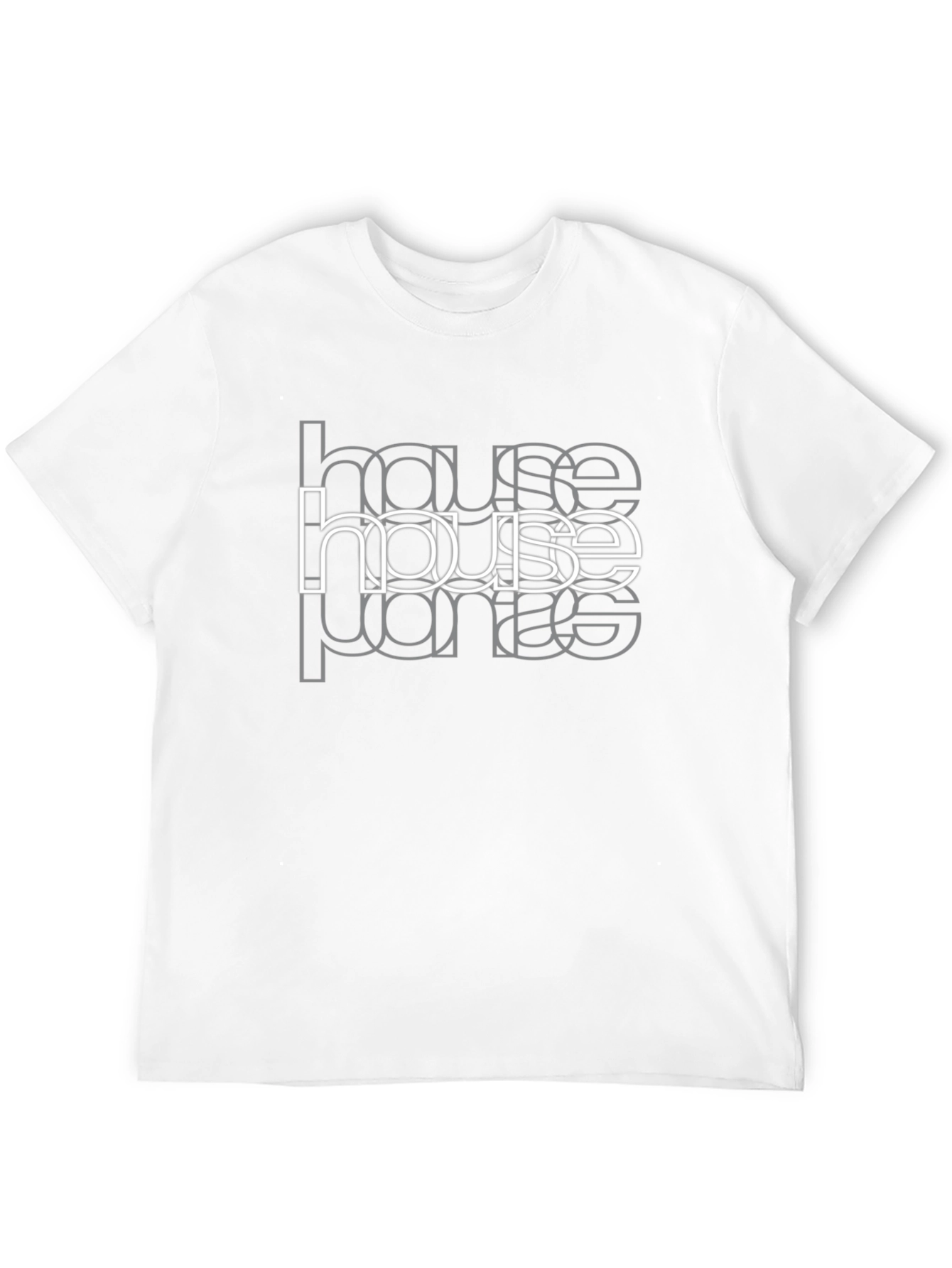 House Party Graphic Print Black T-Shirt
