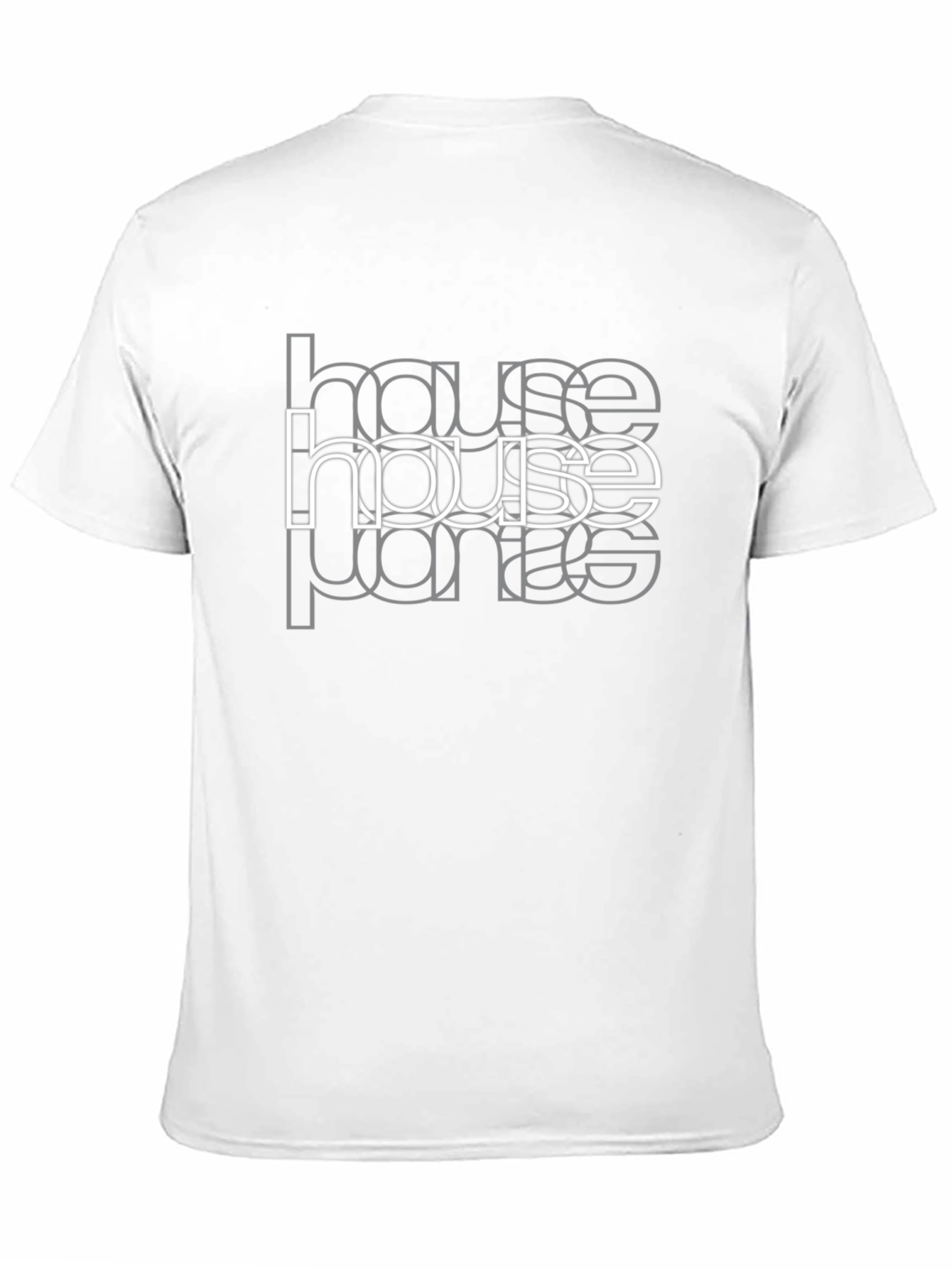 House Party Graphic Print Black T-Shirt