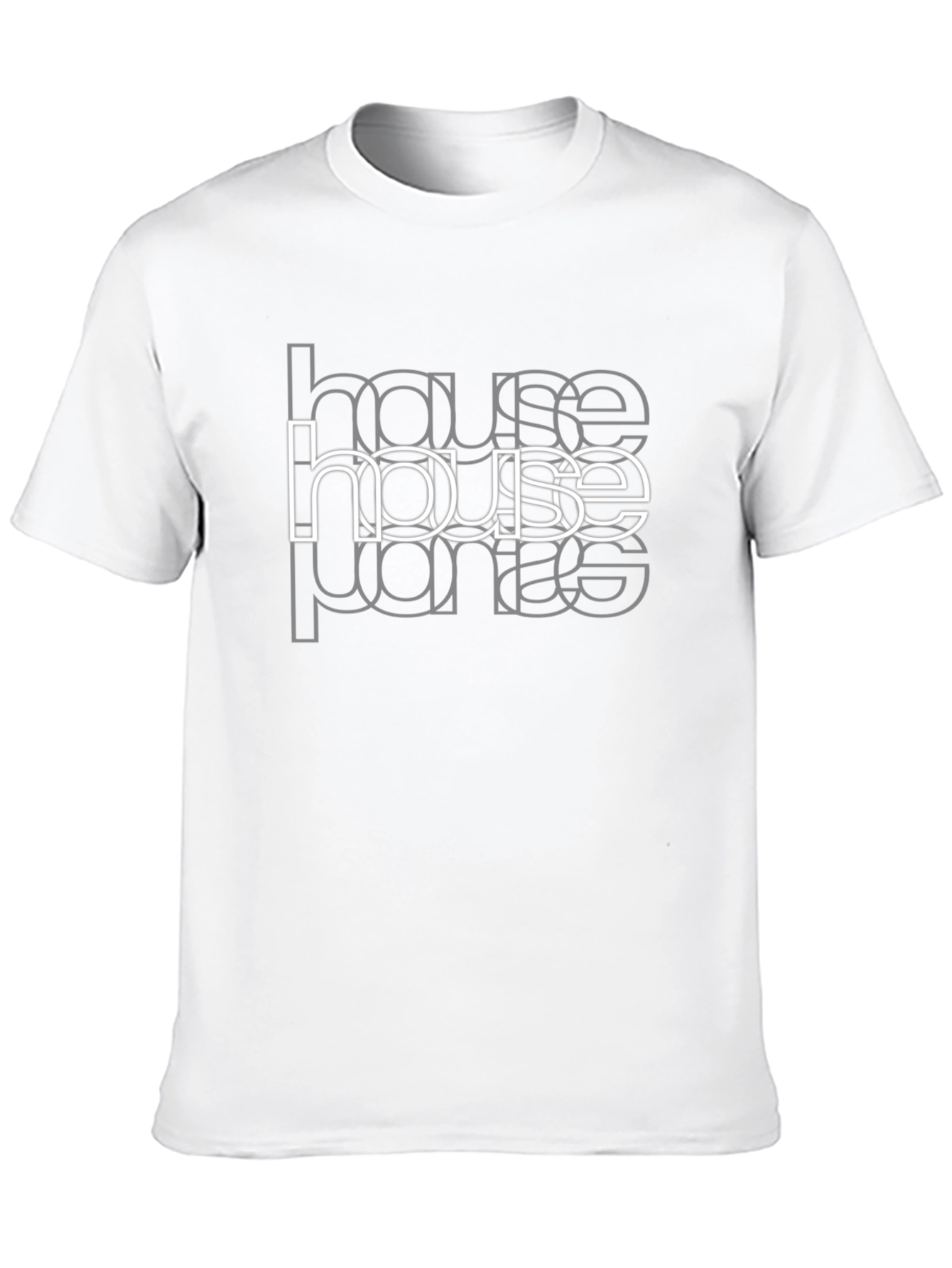 House Party Graphic Print Black T-Shirt