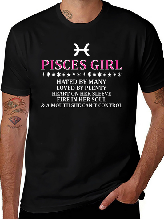 Pisces Girl Zodiac T-Shirt