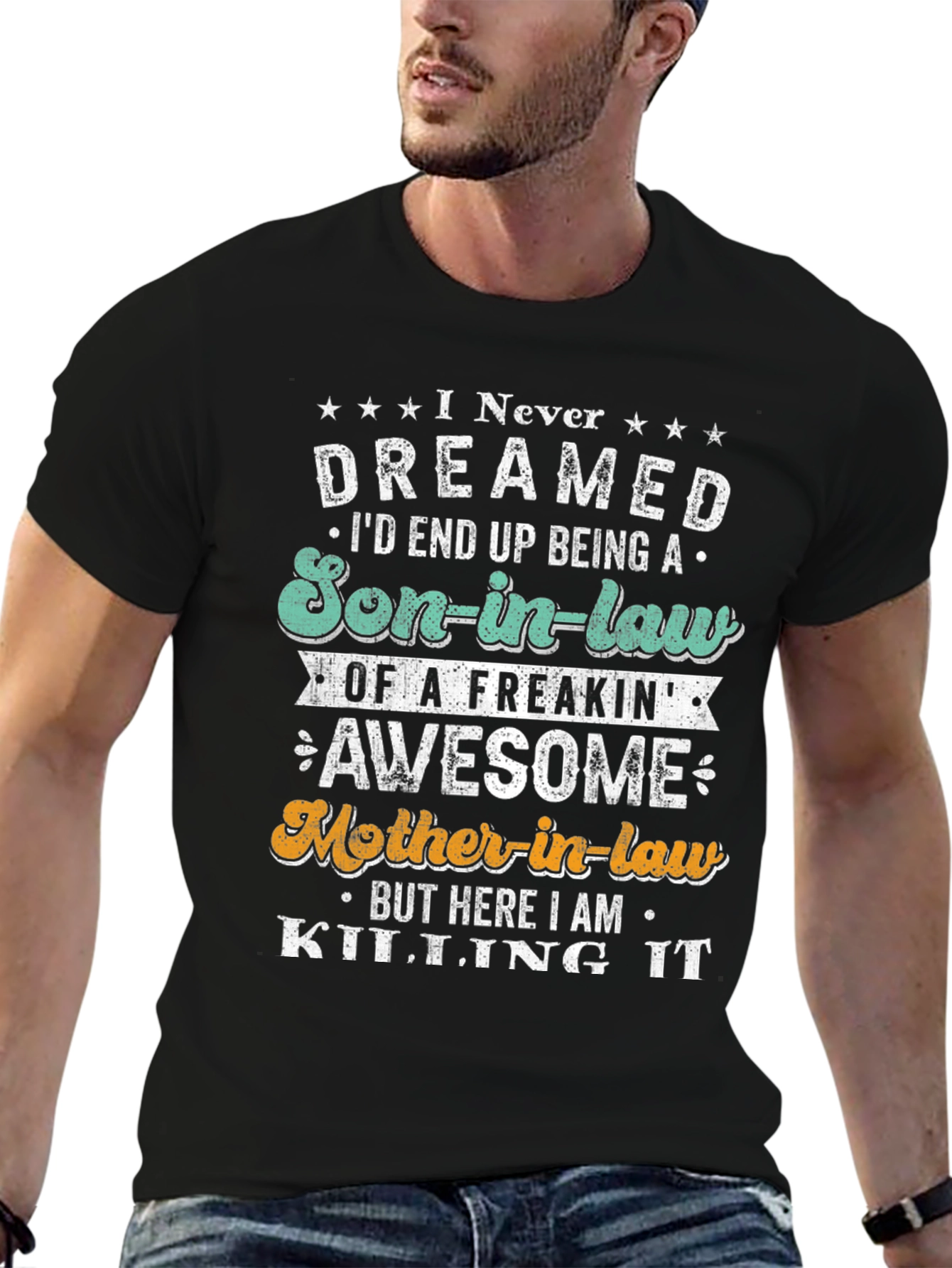 Son-in-Law Awesome Mother-in-Law Graphic T-Shirt