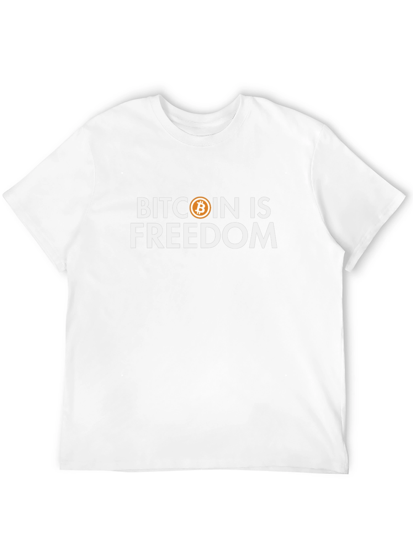Bitcoin is Freedom Graphic Tee - Black Crypto Shirt