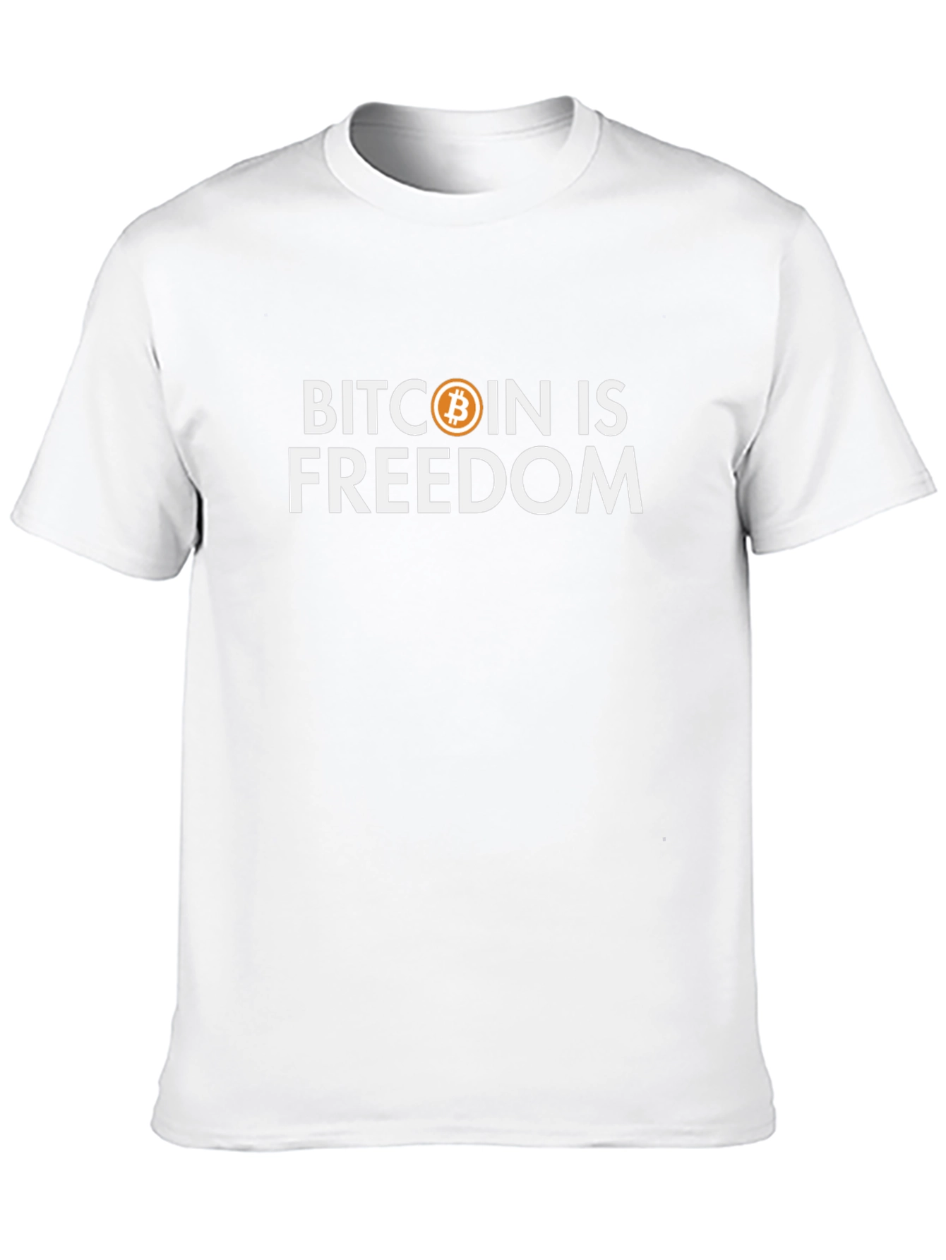 Bitcoin is Freedom Graphic Tee - Black Crypto Shirt