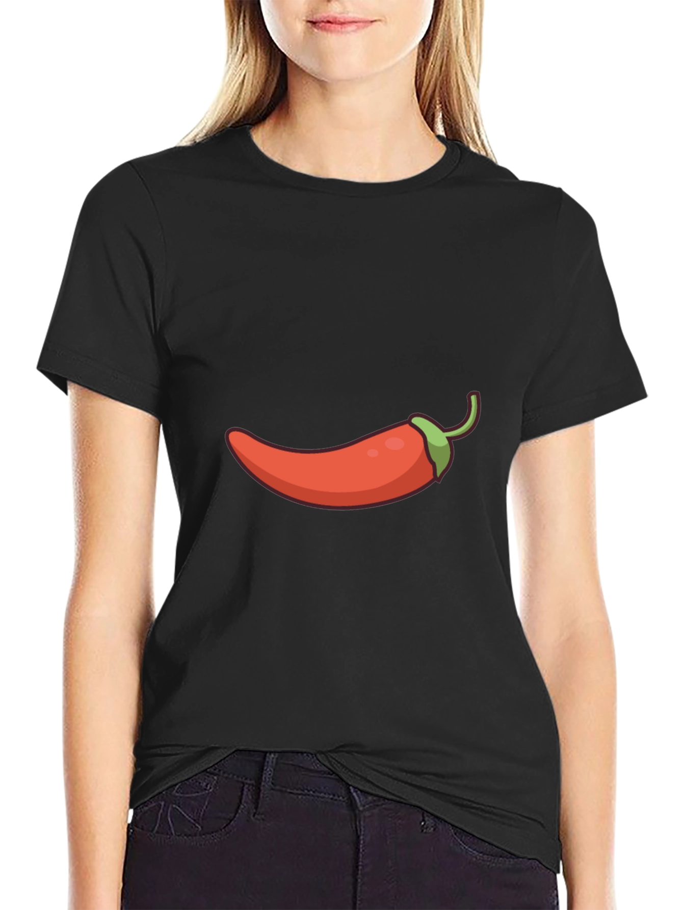 Chili Pepper Graphic Tee - Spicy Style Statement