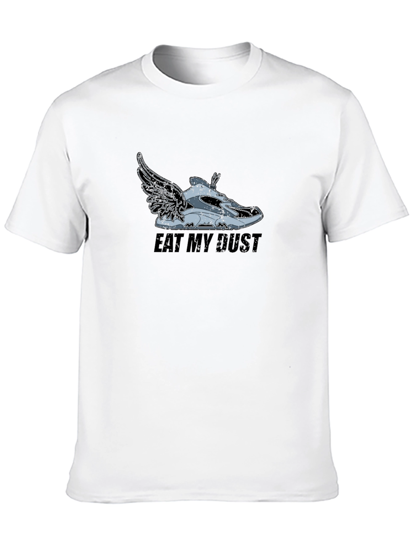 Eat My Dust Sneaker Graphic Tee - Black