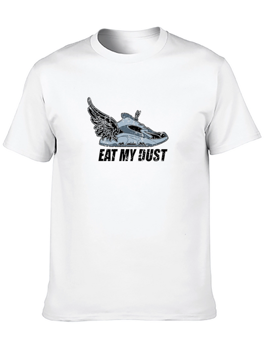 Eat My Dust Sneaker Graphic Tee - Black
