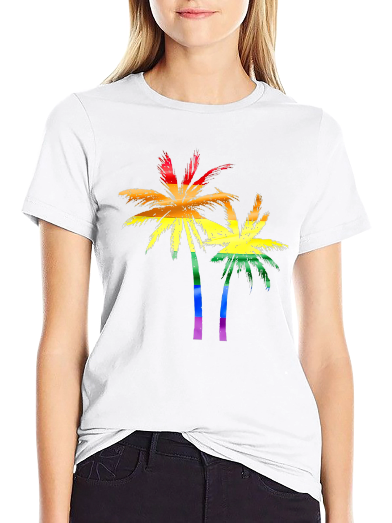 Rainbow Palm Tree T-Shirt
