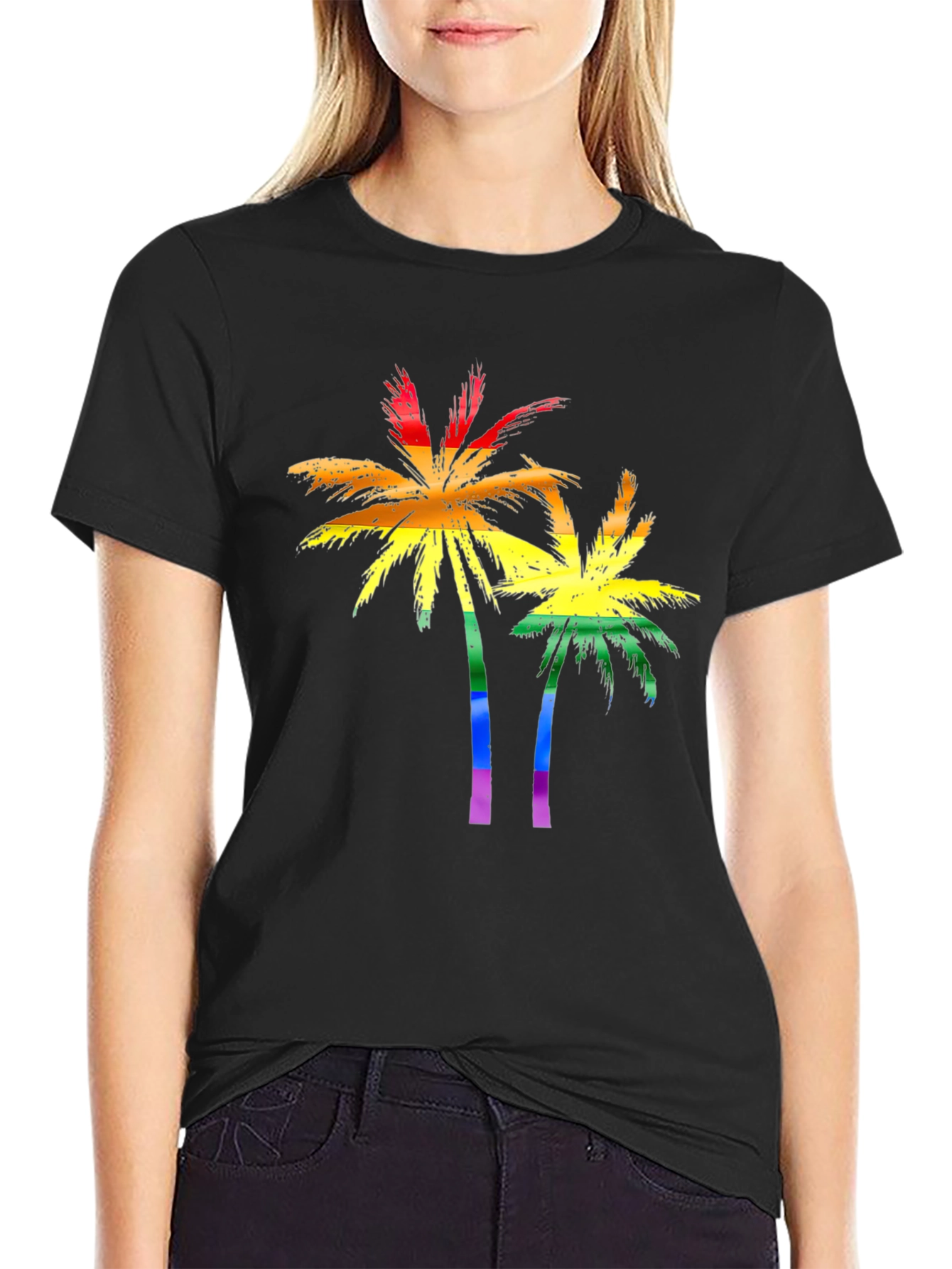 Rainbow Palm Tree T-Shirt