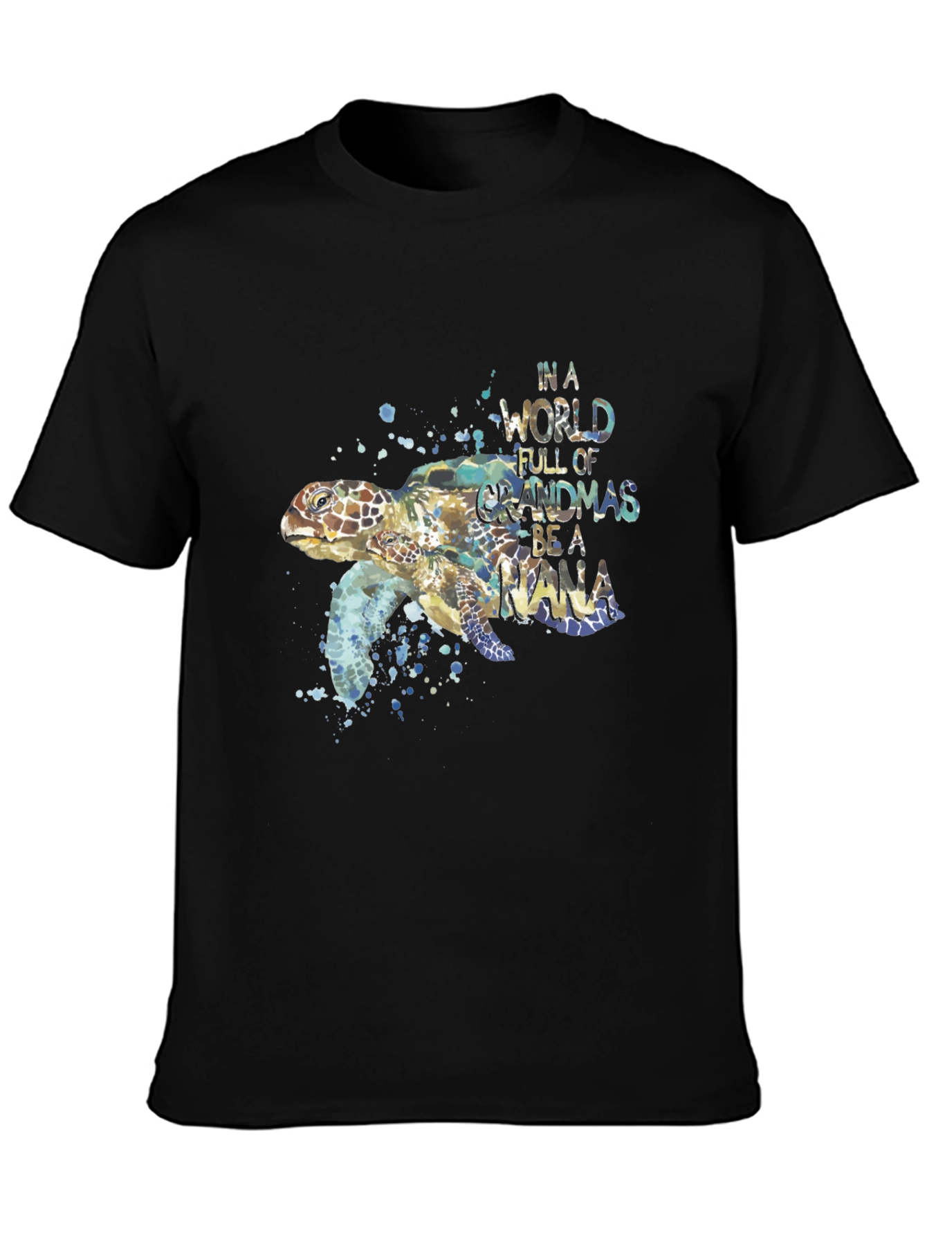 Turtle Nana Graphic T-Shirt