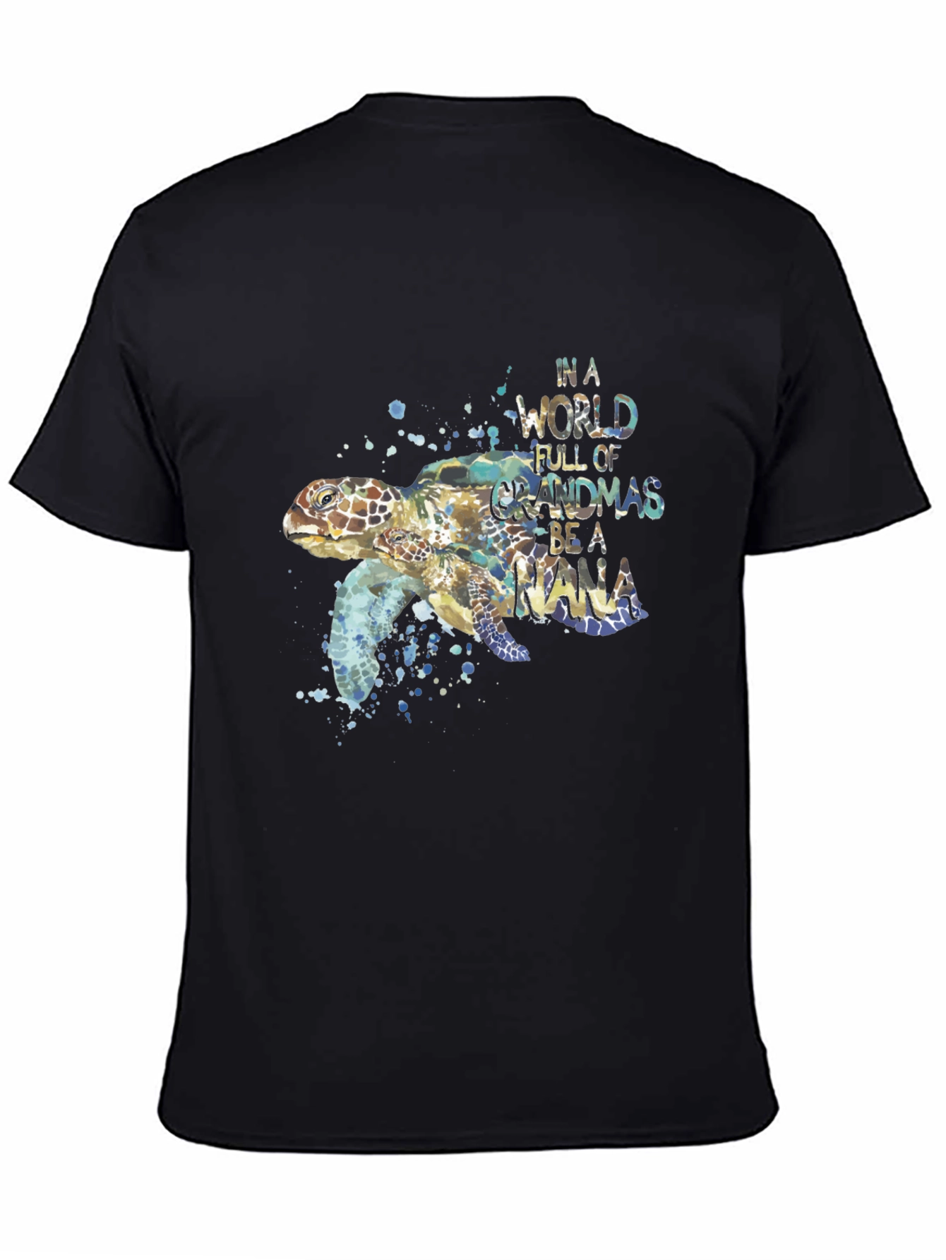 Turtle Nana Graphic T-Shirt