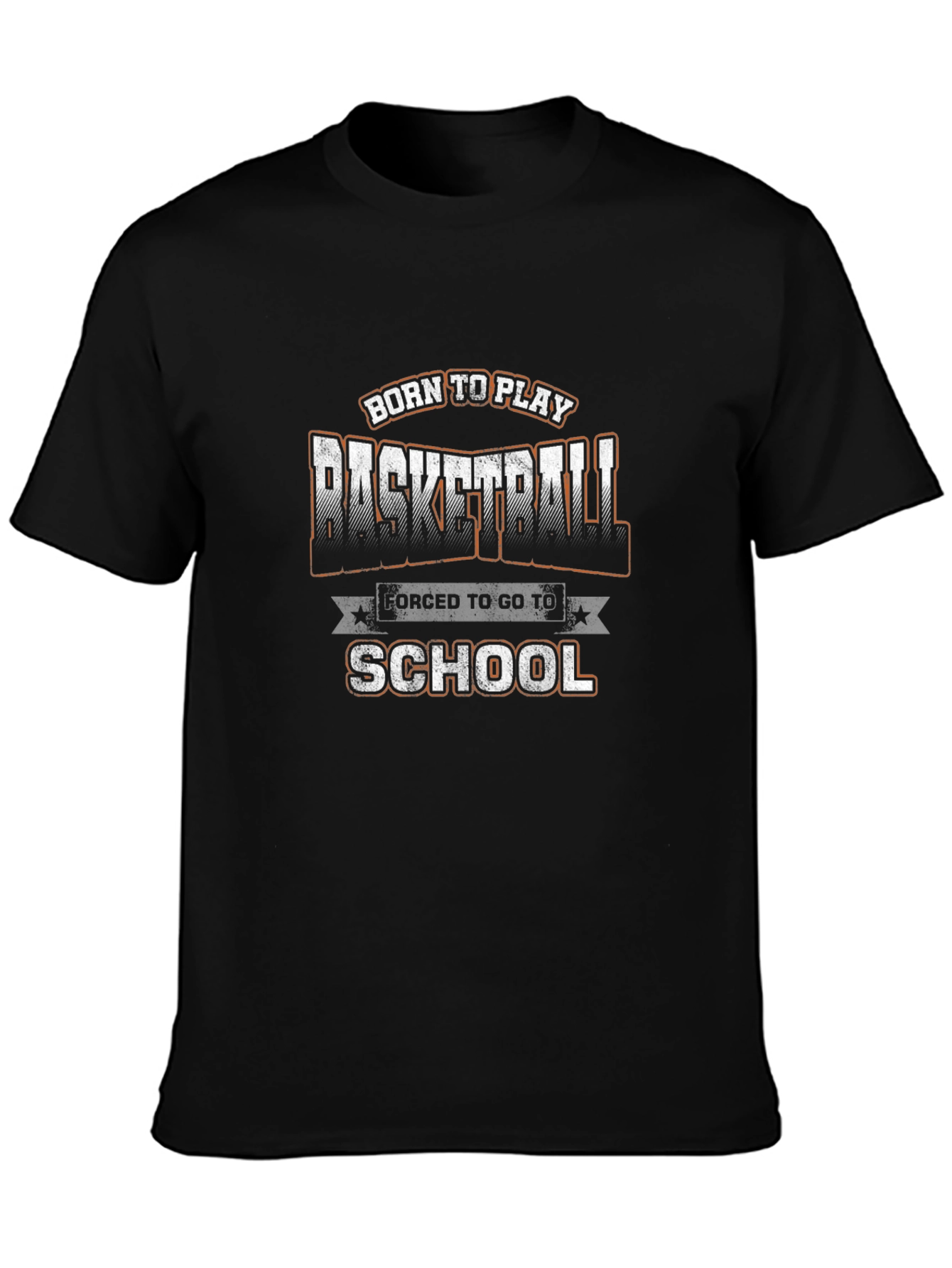 Born To Play Basketball Graphic Tee