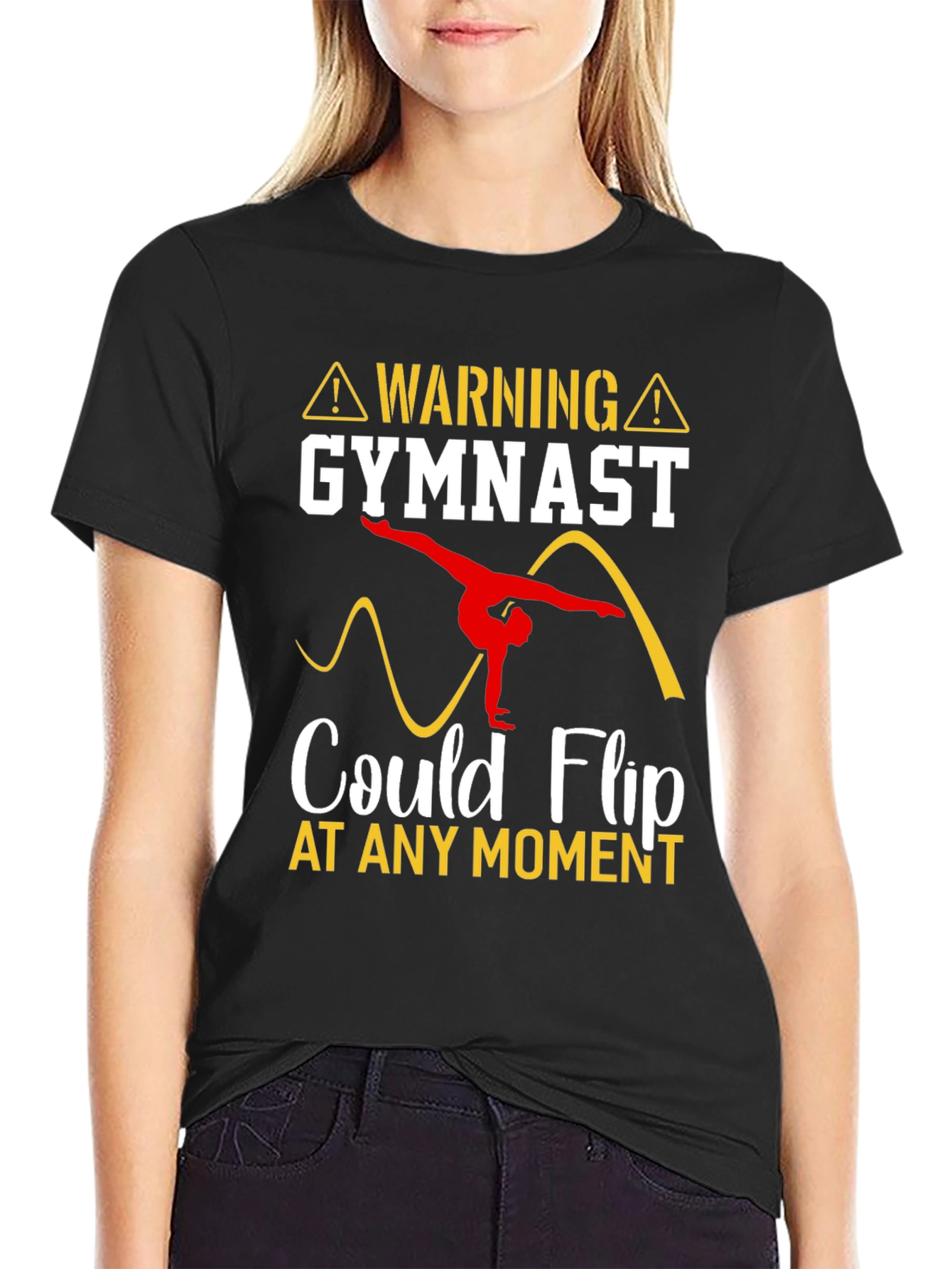 Warning Gymnast Could Flip T-Shirt