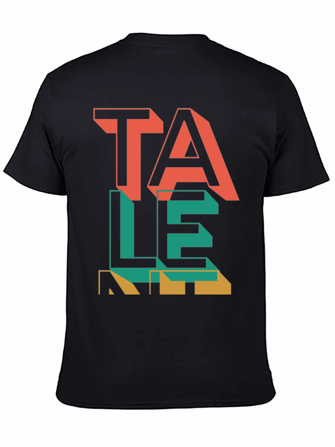 Talent Graphic Tee - Modern Word Art Shirt