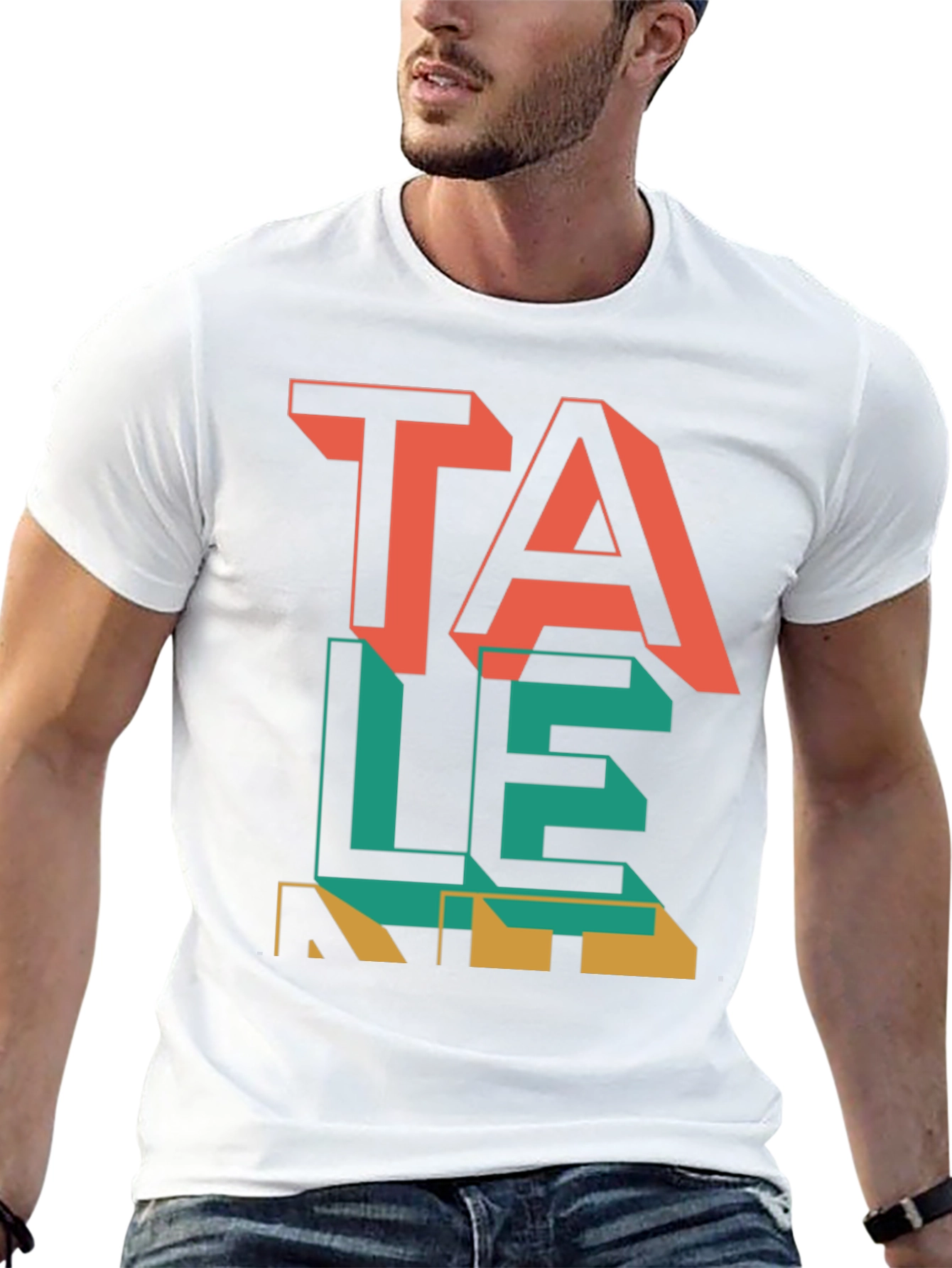 Talent Graphic Tee - Modern Word Art Shirt