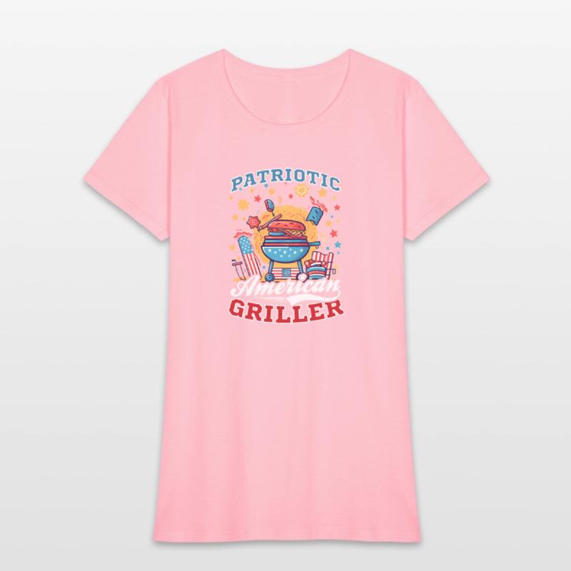 4th Of July BBQ Patriotic American Griller